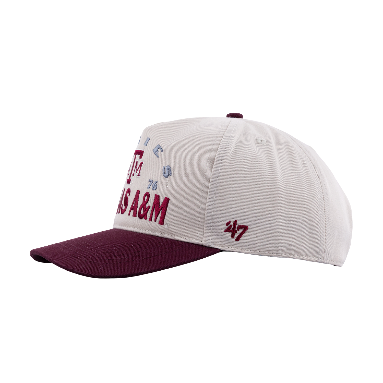 Texas A&M '47 Brand Hitch 6 Panel Snapback Cap - Beige