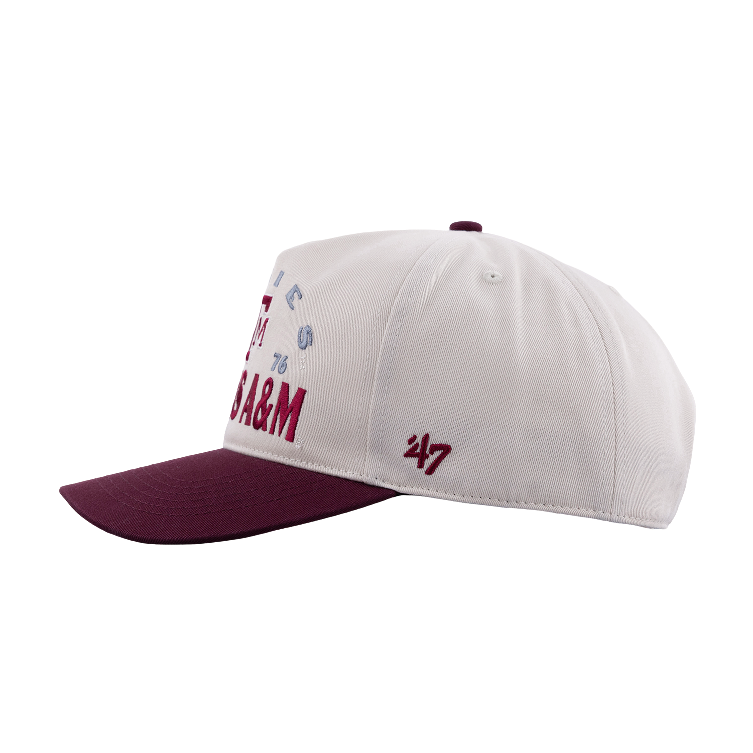 Texas A&M '47 Brand Hitch 6 Panel Snapback Cap - Beige