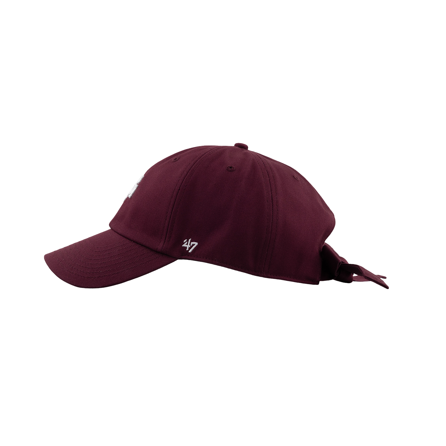 Texas A&M 47 Brand Bow Back Clean Up Cap - Maroon