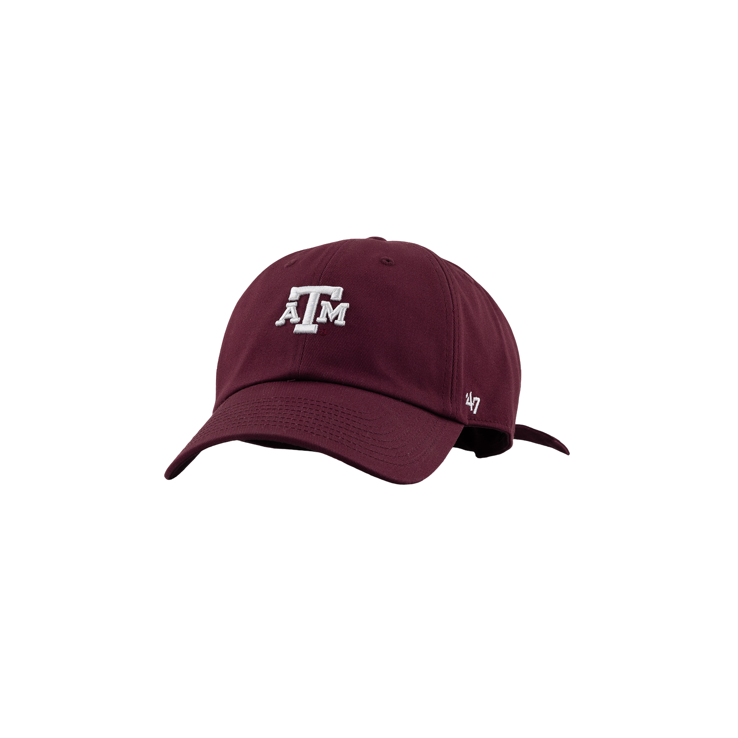 Texas A&M 47 Brand Bow Back Clean Up Cap - Maroon