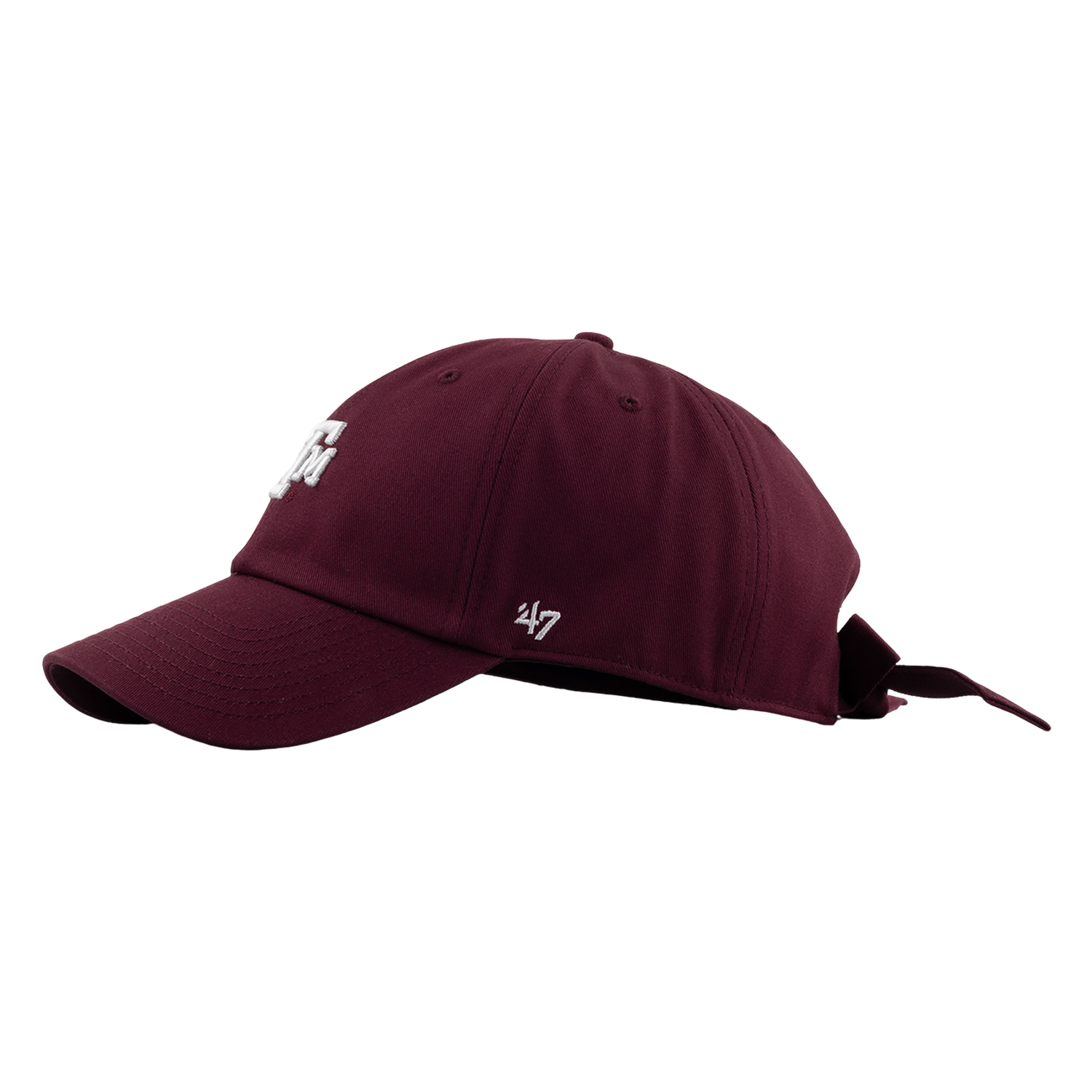 Texas A&M 47 Brand Bow Back Clean Up Cap - Maroon
