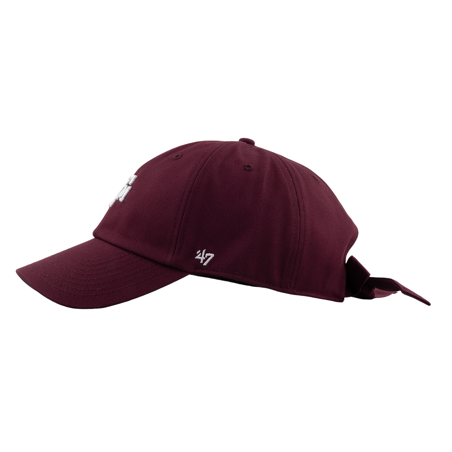 Texas A&M 47 Brand Bow Back Clean Up Cap - Maroon
