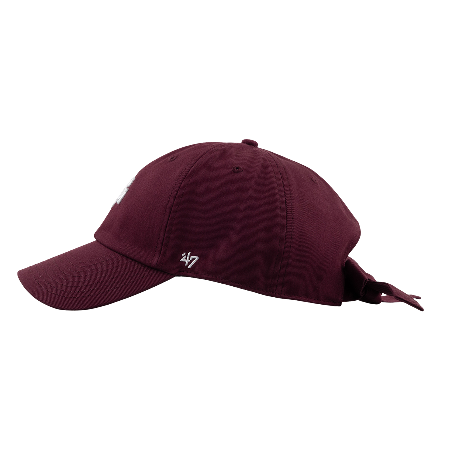 Texas A&M 47 Brand Bow Back Clean Up Cap - Maroon