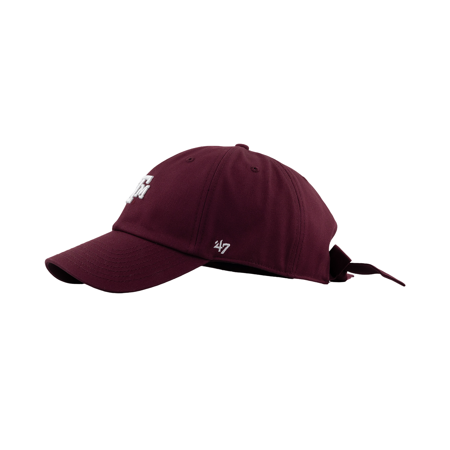Texas A&M 47 Brand Bow Back Clean Up Cap - Maroon
