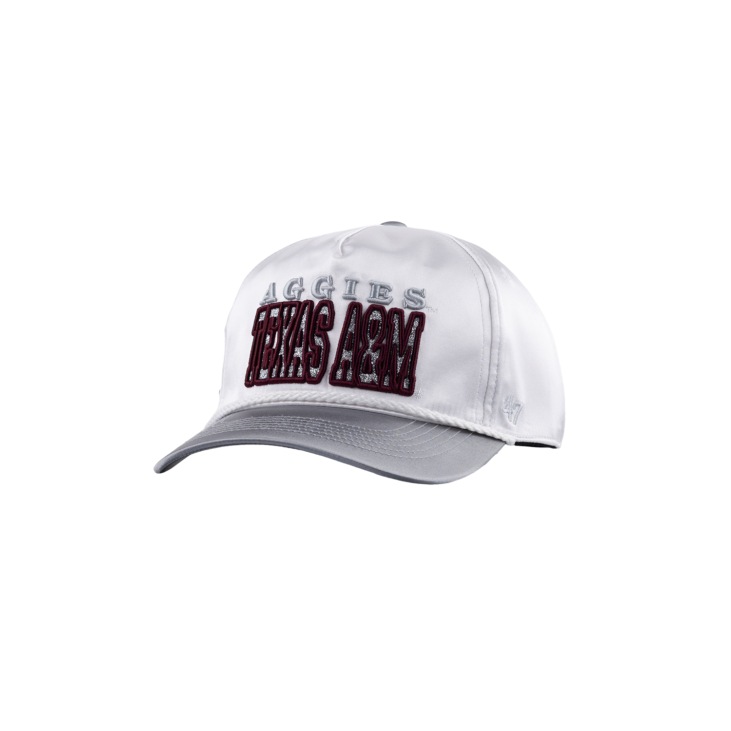 Texas A&M '47 Brand 6 Panel Rope Hitch Hat - White