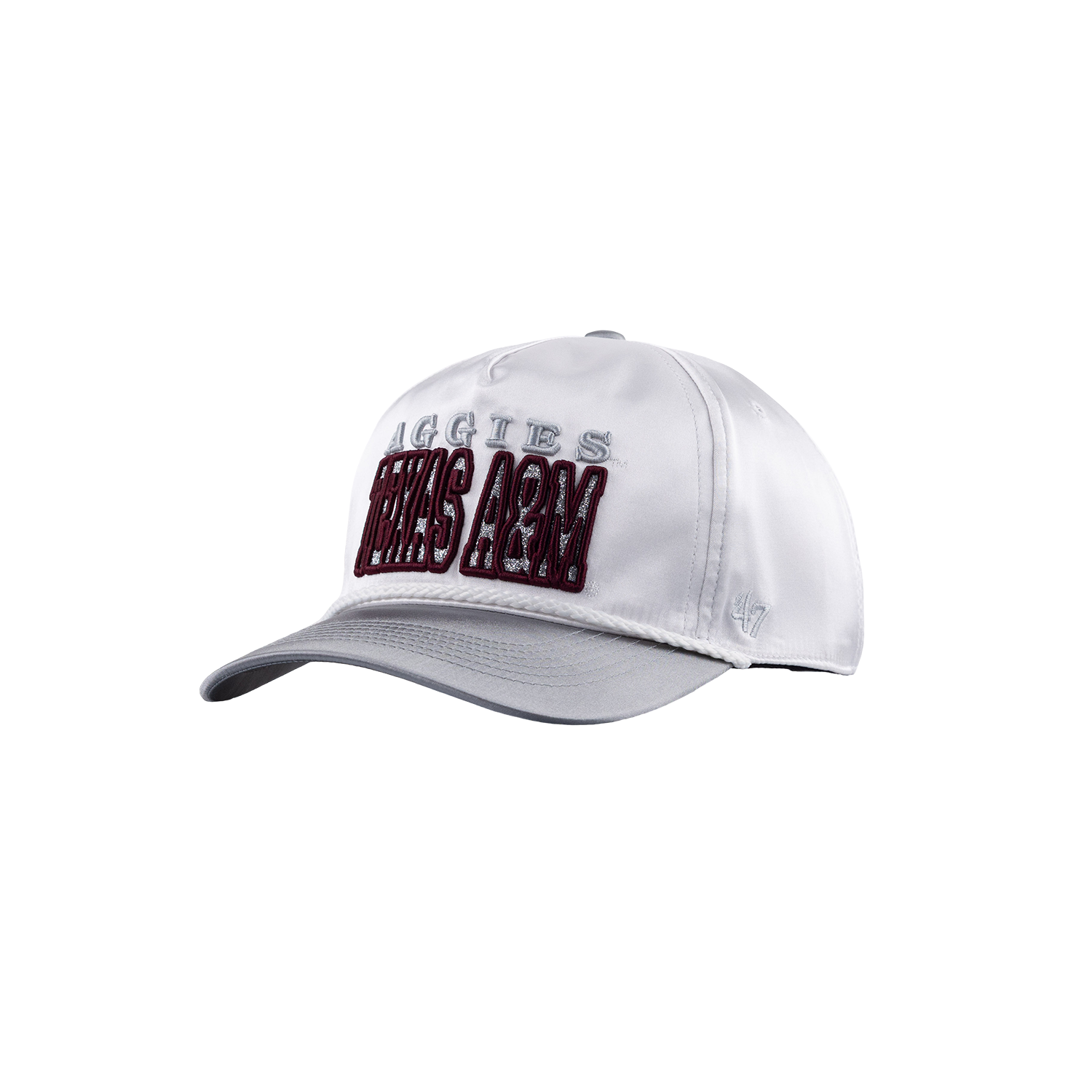 Texas A&M '47 Brand 6 Panel Rope Hitch Hat - White