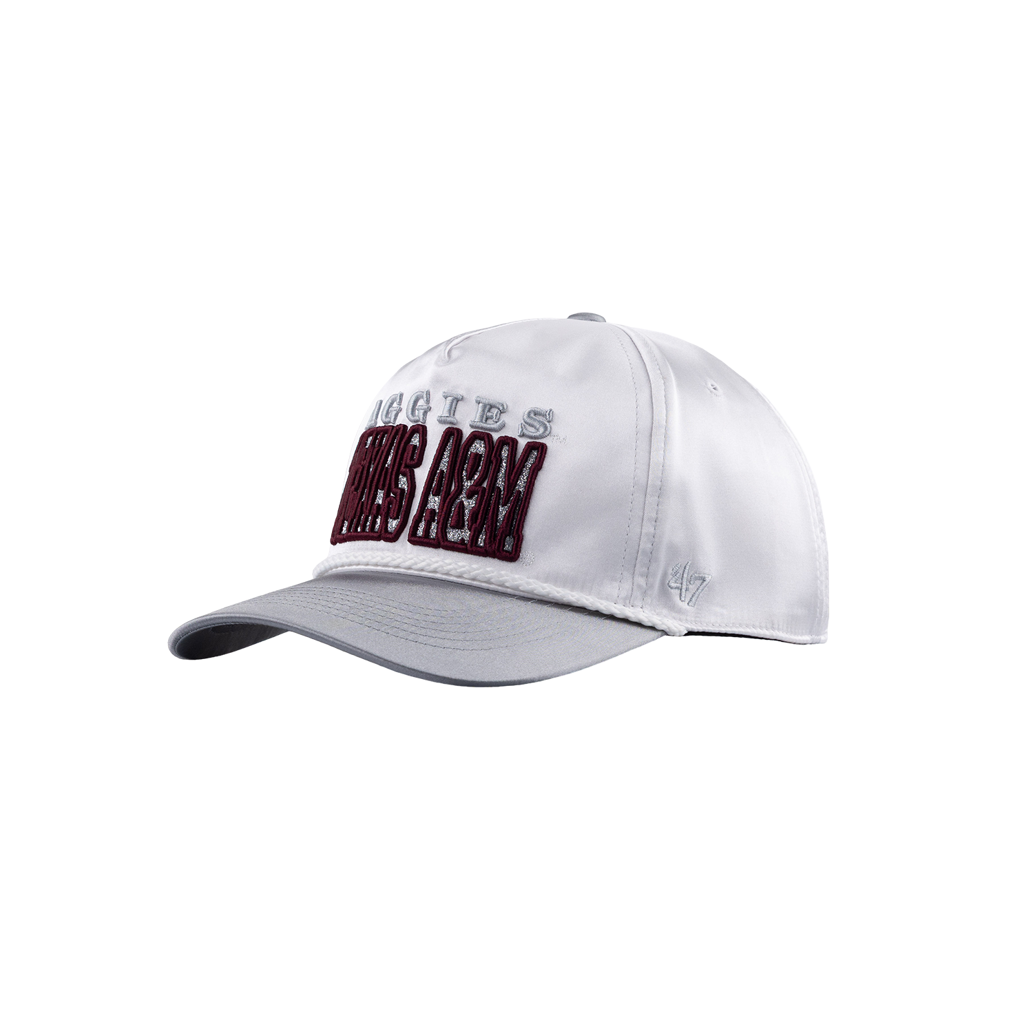 Texas A&M '47 Brand 6 Panel Rope Hitch Hat - White