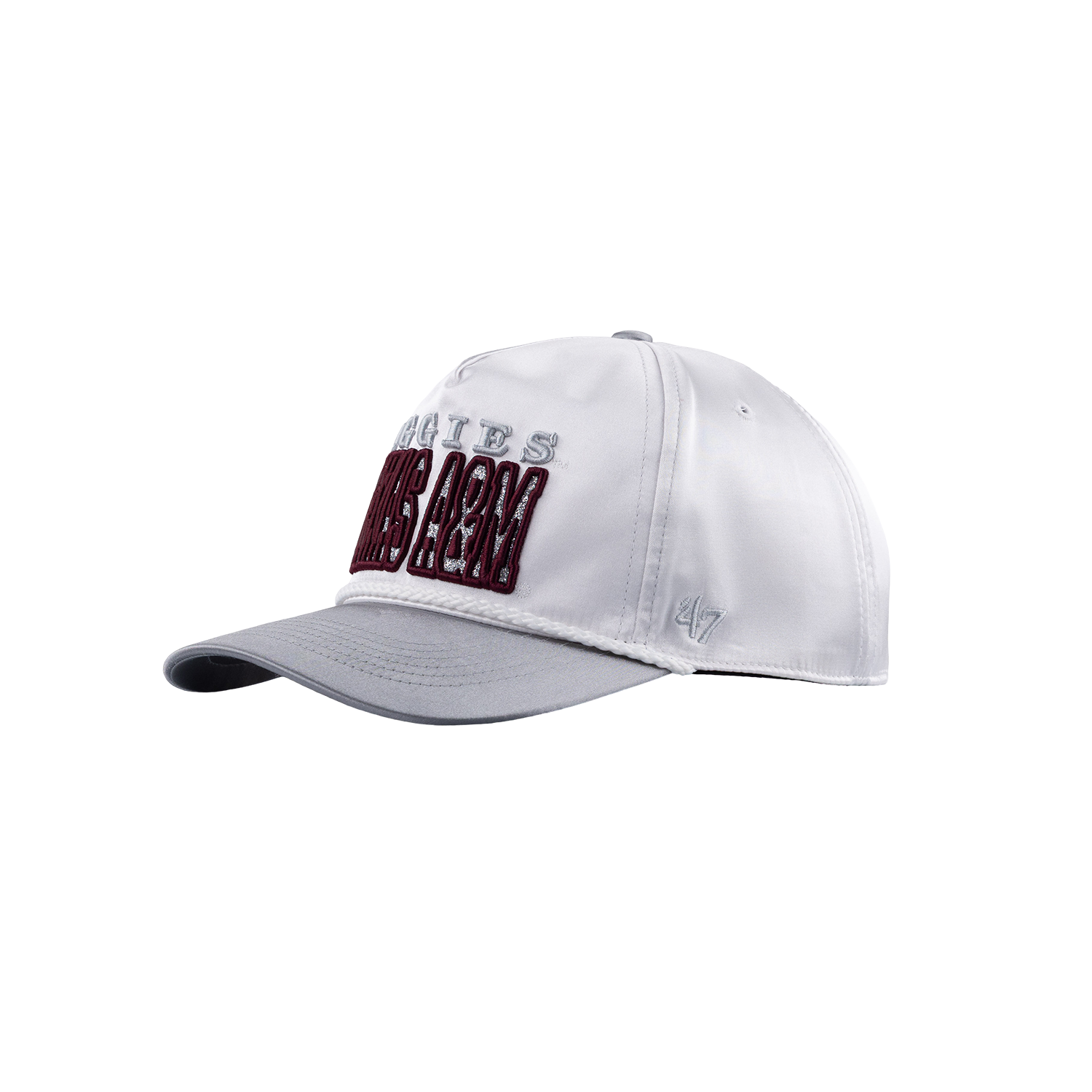 Texas A&M '47 Brand 6 Panel Rope Hitch Hat - White