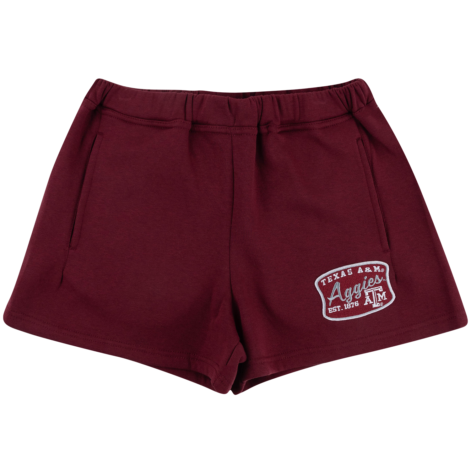 Texas A&M Chenille Sweat Short Set - Maroon