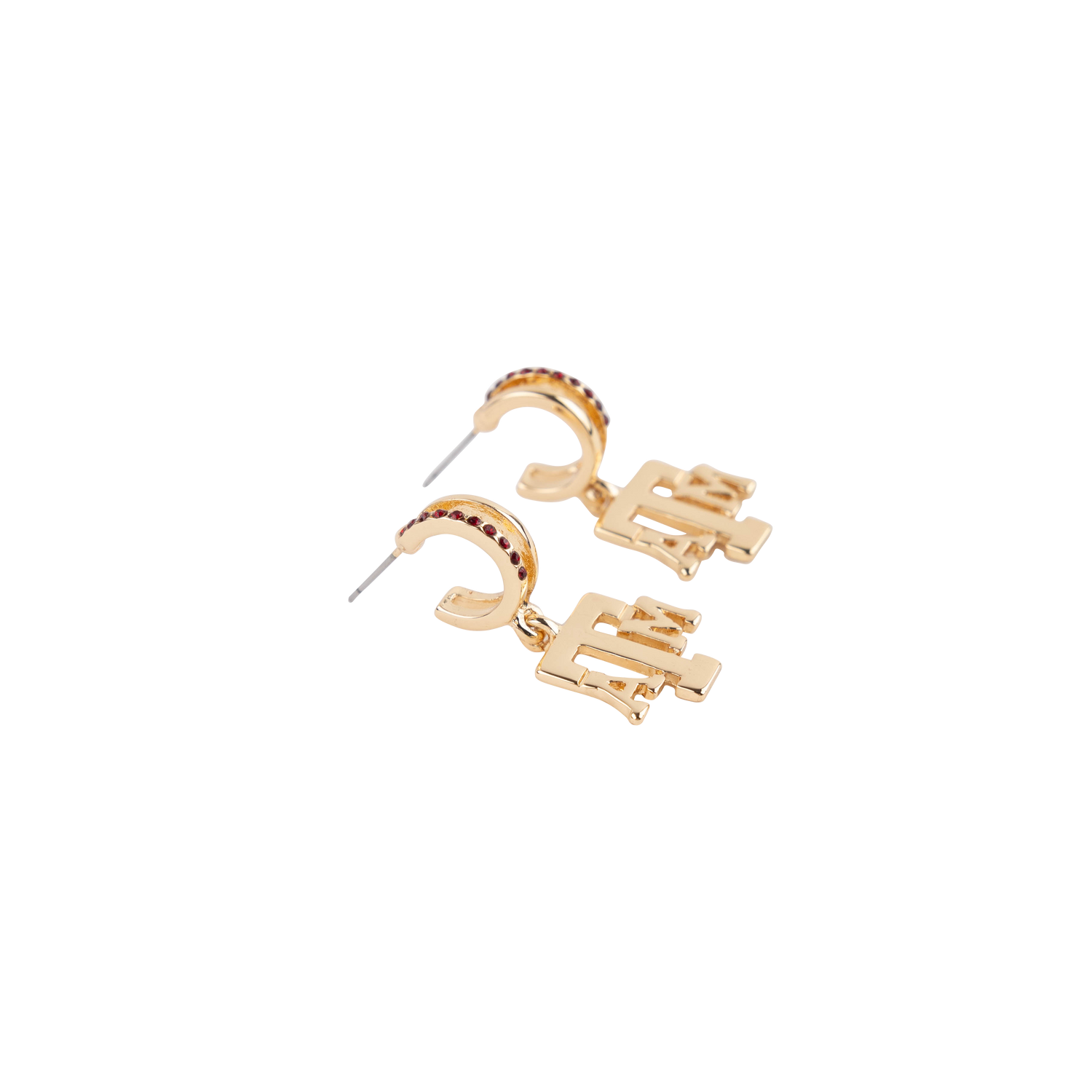 Texas A&M SHELBY & GRACE Dangle Earrings - Gold