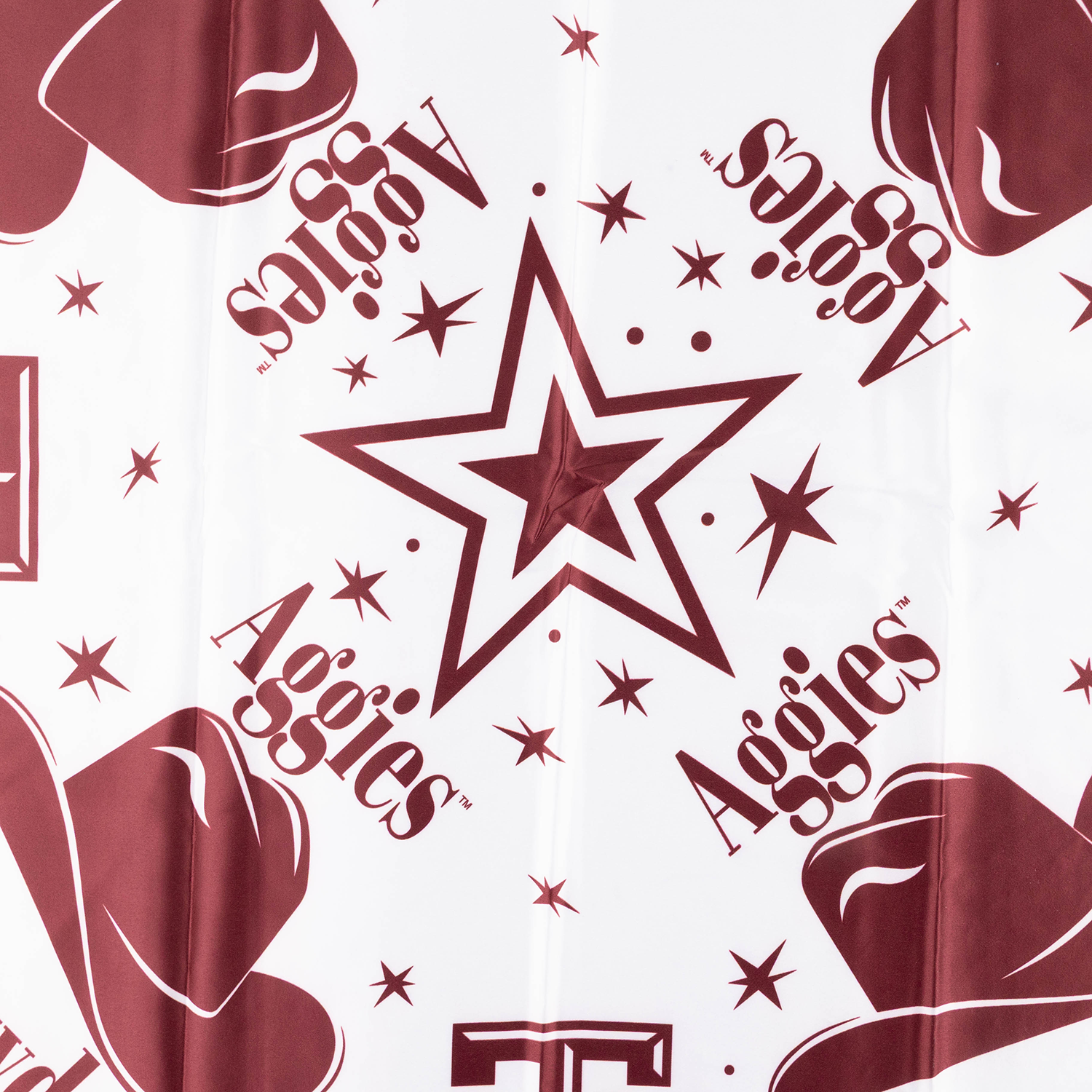 Texas A&M SHELBY & GRACE Howdy Satin Scarf