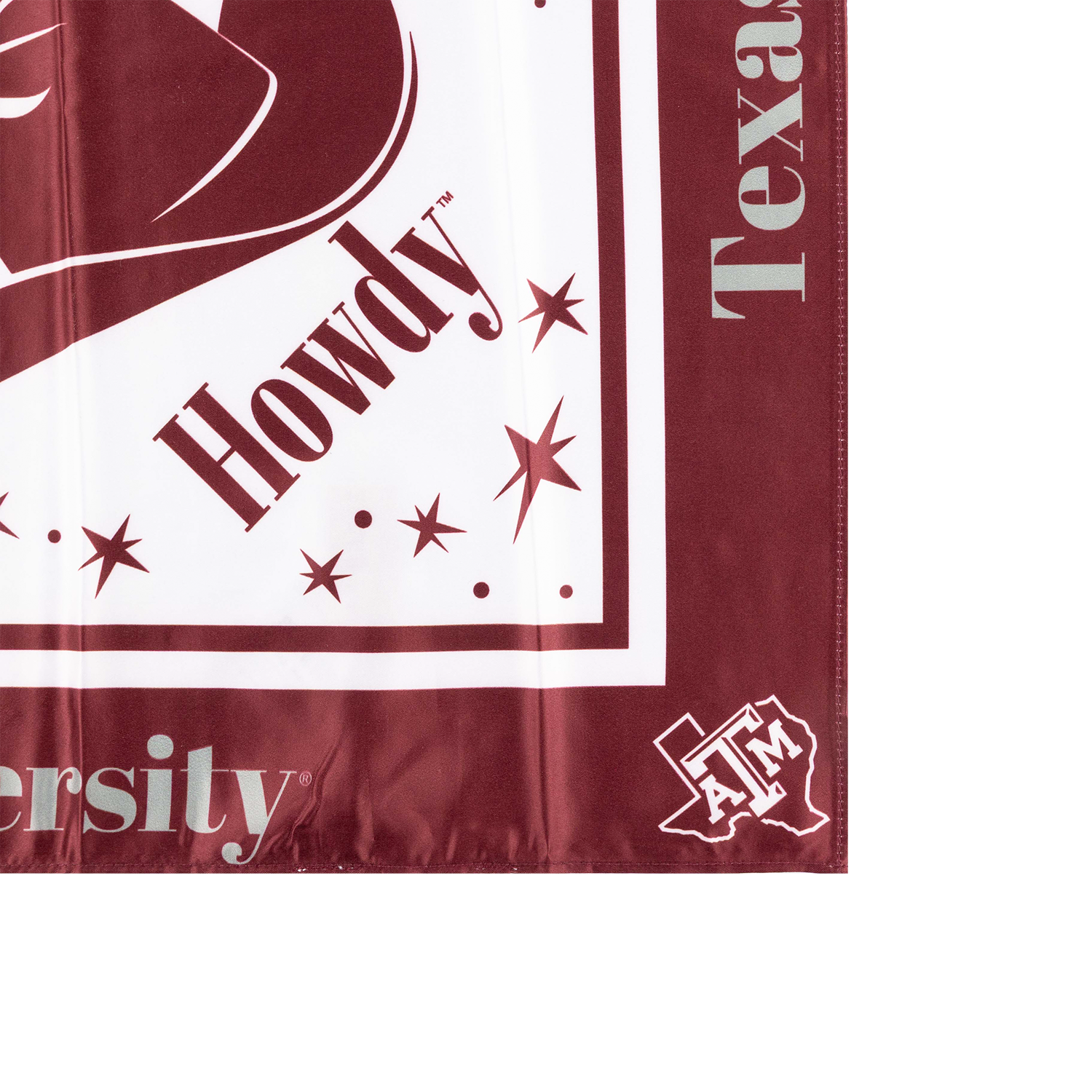 Texas A&M SHELBY & GRACE Howdy Satin Scarf