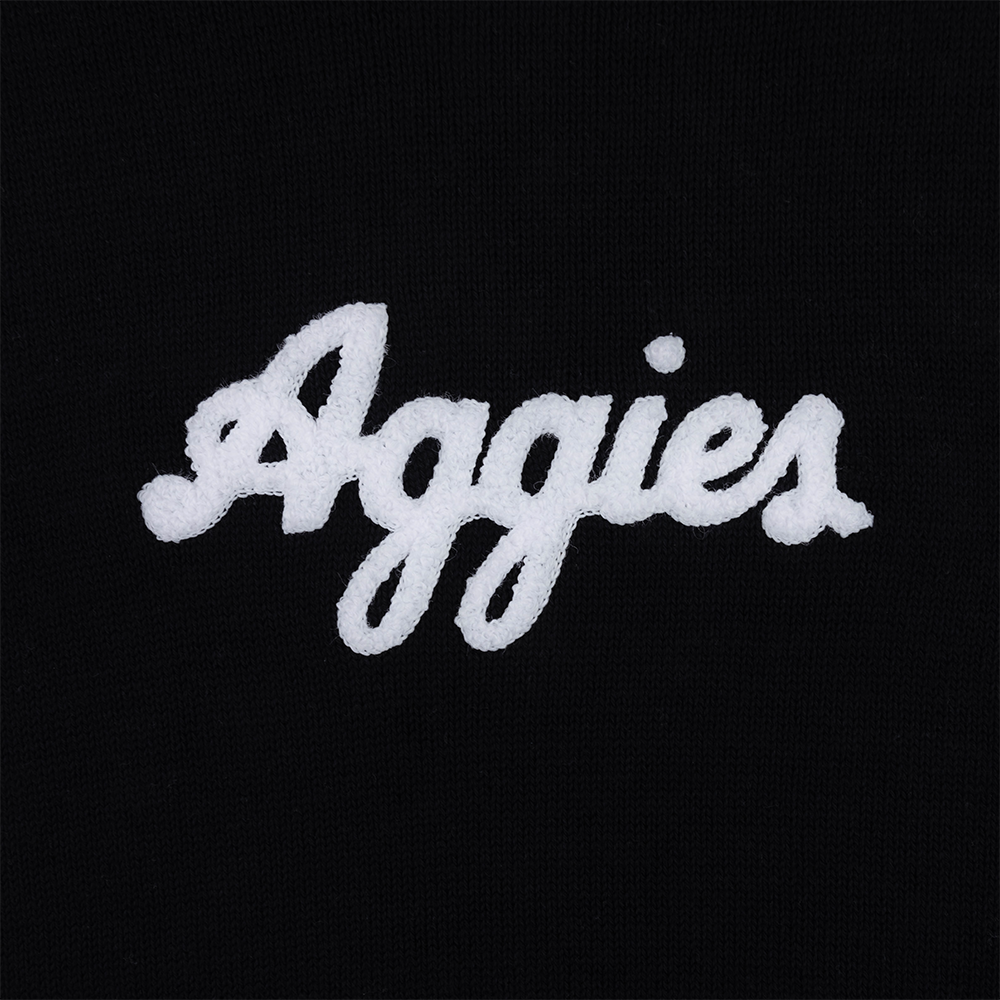 Script Aggies Emerson Street Women's Knit Sweater - Black