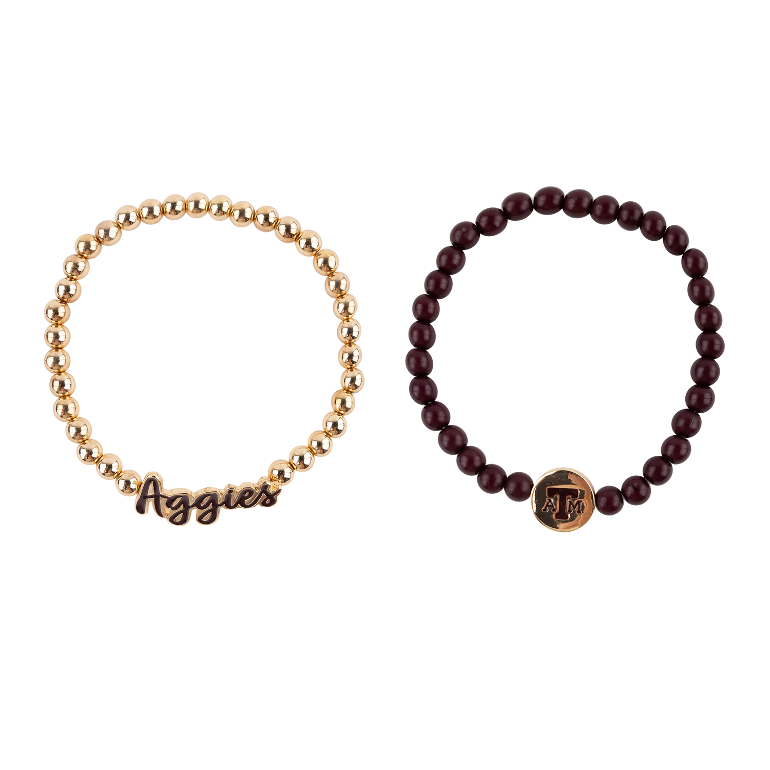 Texas A&M Emerson Street Commencement Bracelet Set - Gold