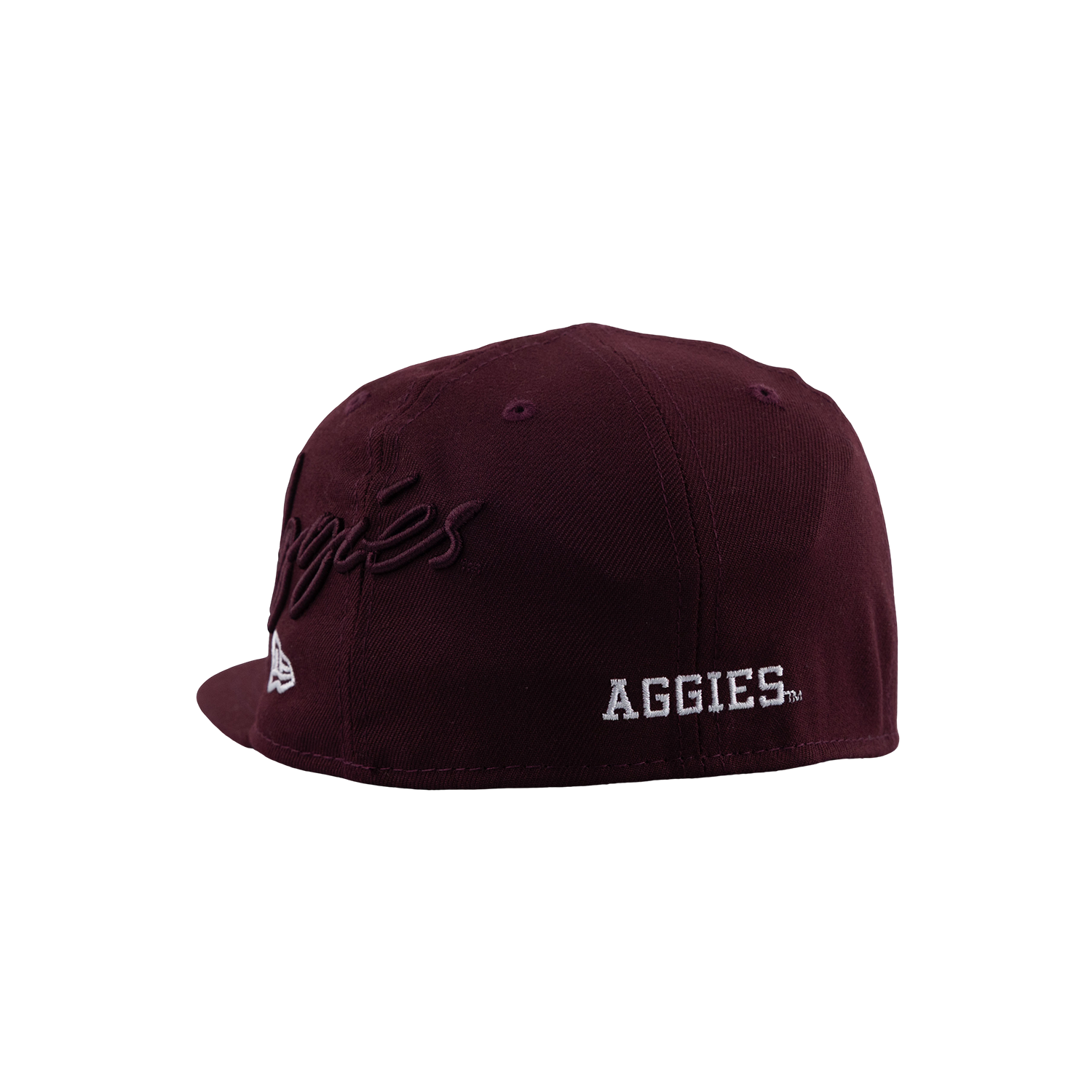 Texas A&M New Era Youth Script Aggies Flat Bill Cap - Maroon