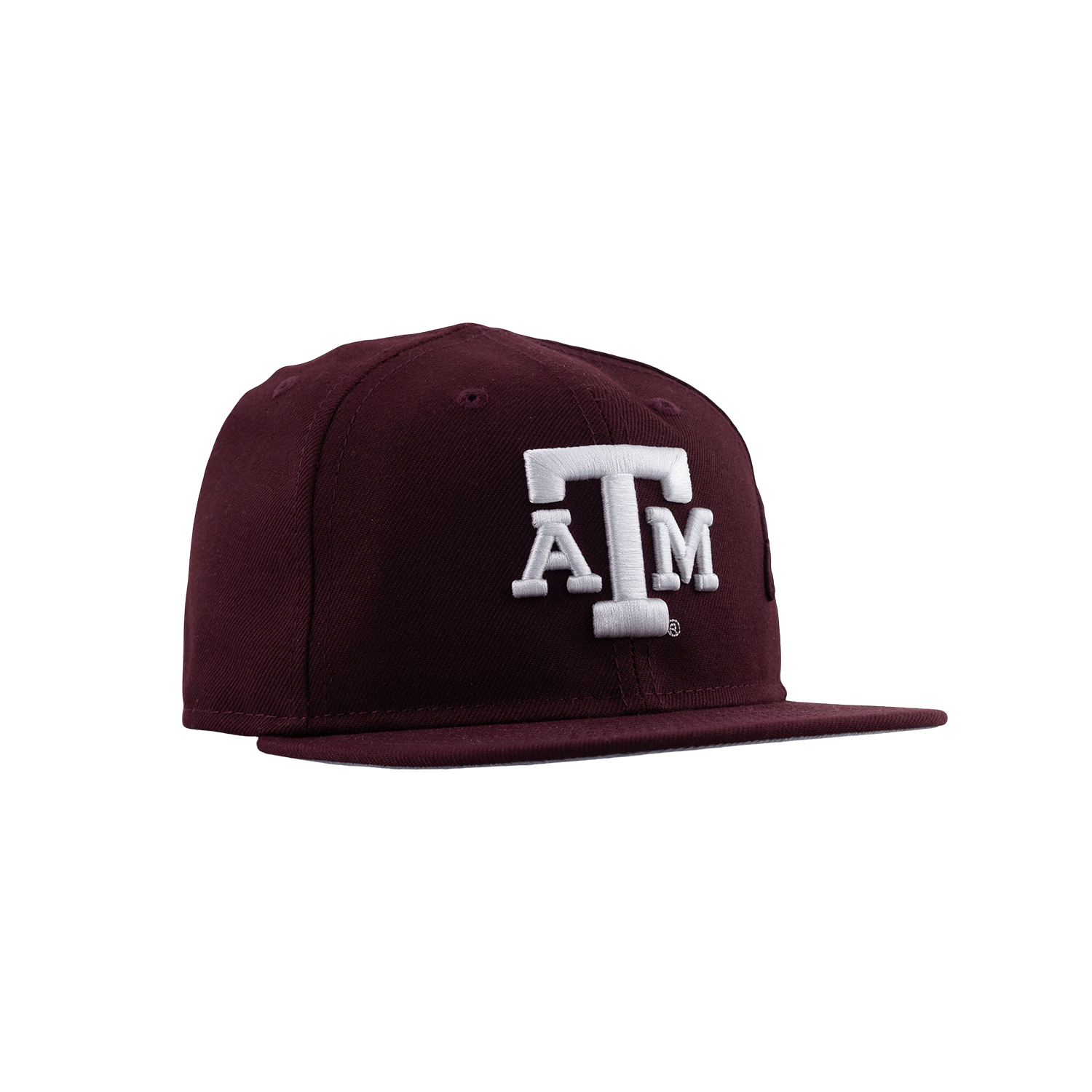 Texas A&M New Era Youth Script Aggies Flat Bill Cap - Maroon