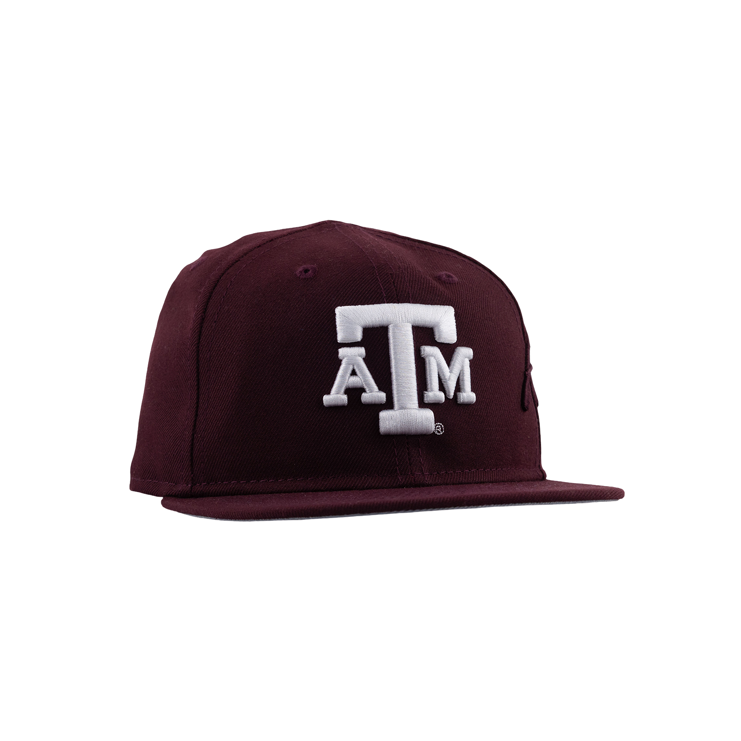 Texas A&M New Era Youth Script Aggies Flat Bill Cap - Maroon