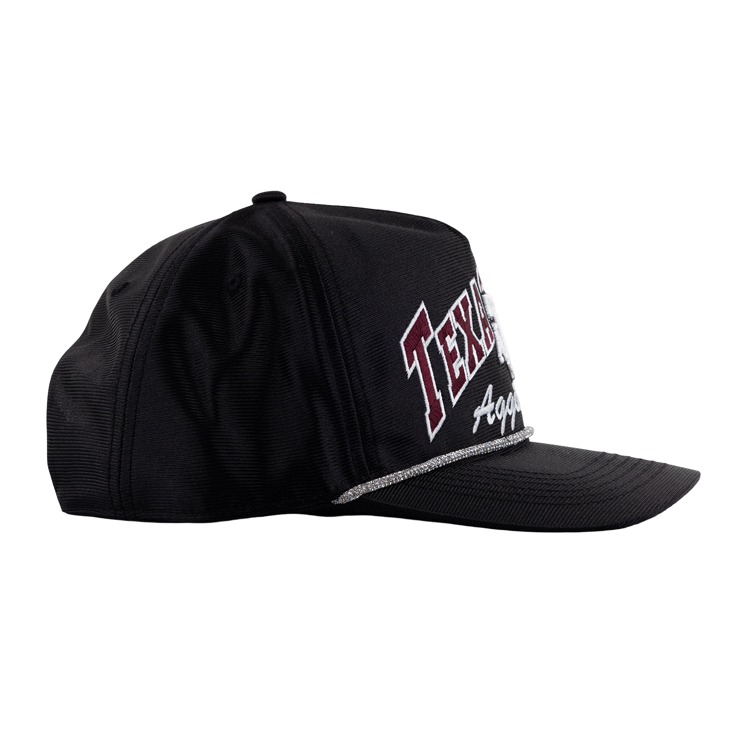 Texas A&M 47 Brand Trendy Glitter Rope Hat - Black