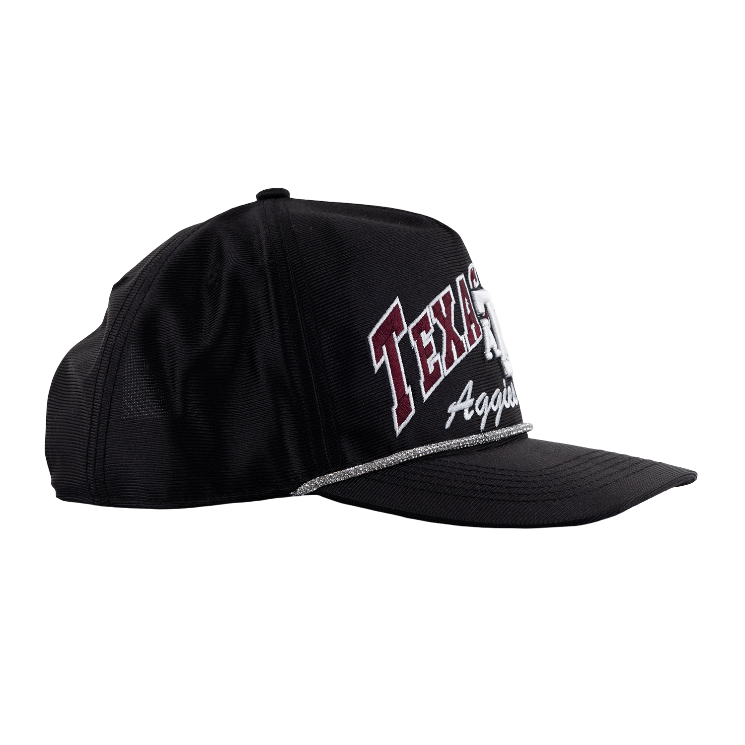 Texas A&M 47 Brand Trendy Glitter Rope Hat - Black