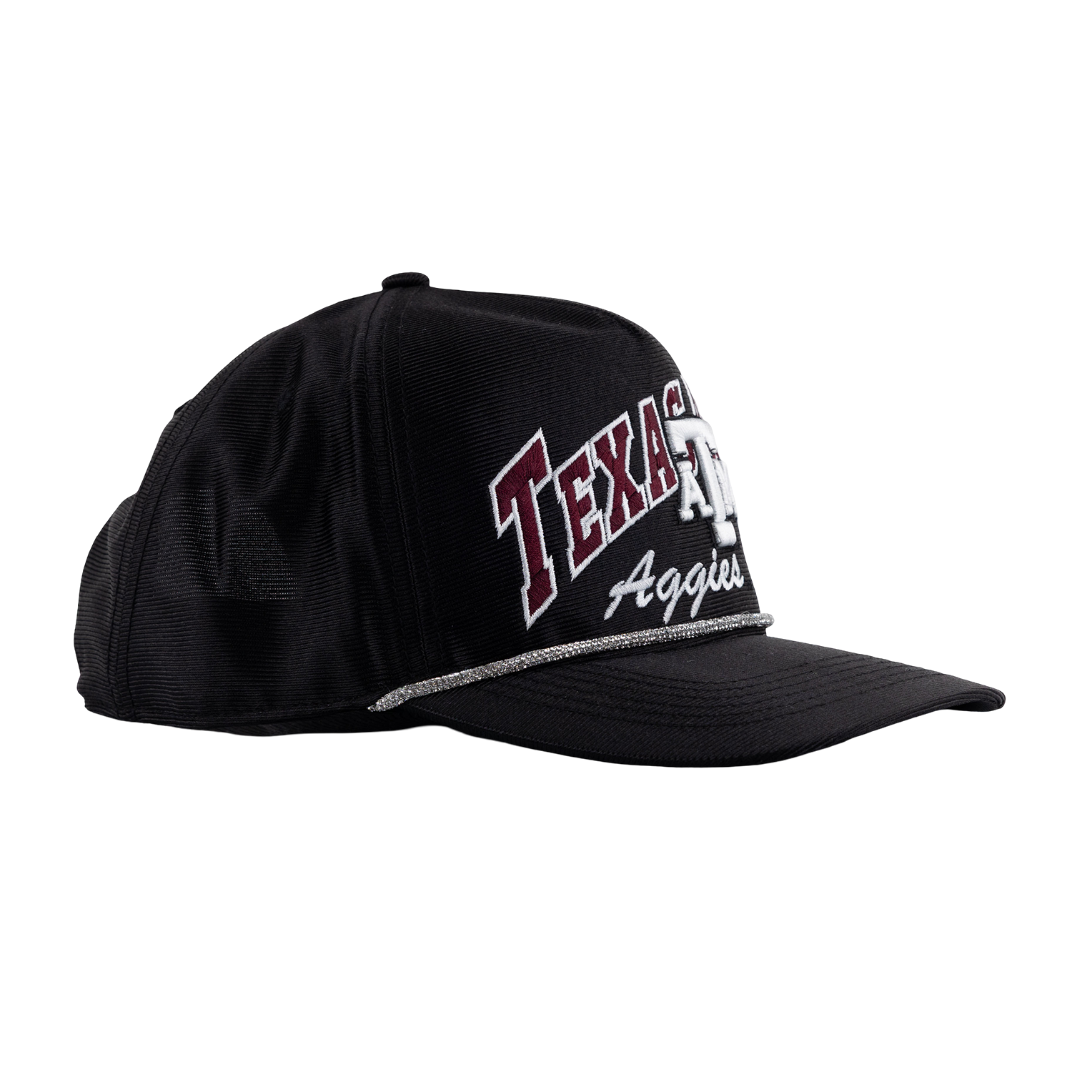 Texas A&M 47 Brand Trendy Glitter Rope Hat - Black