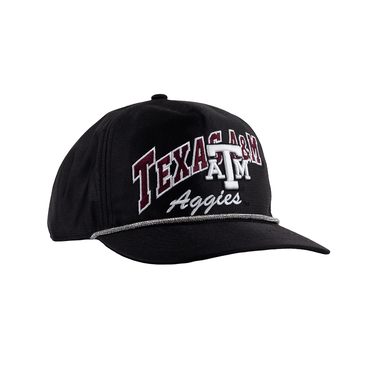 Texas A&M 47 Brand Trendy Glitter Rope Hat - Black