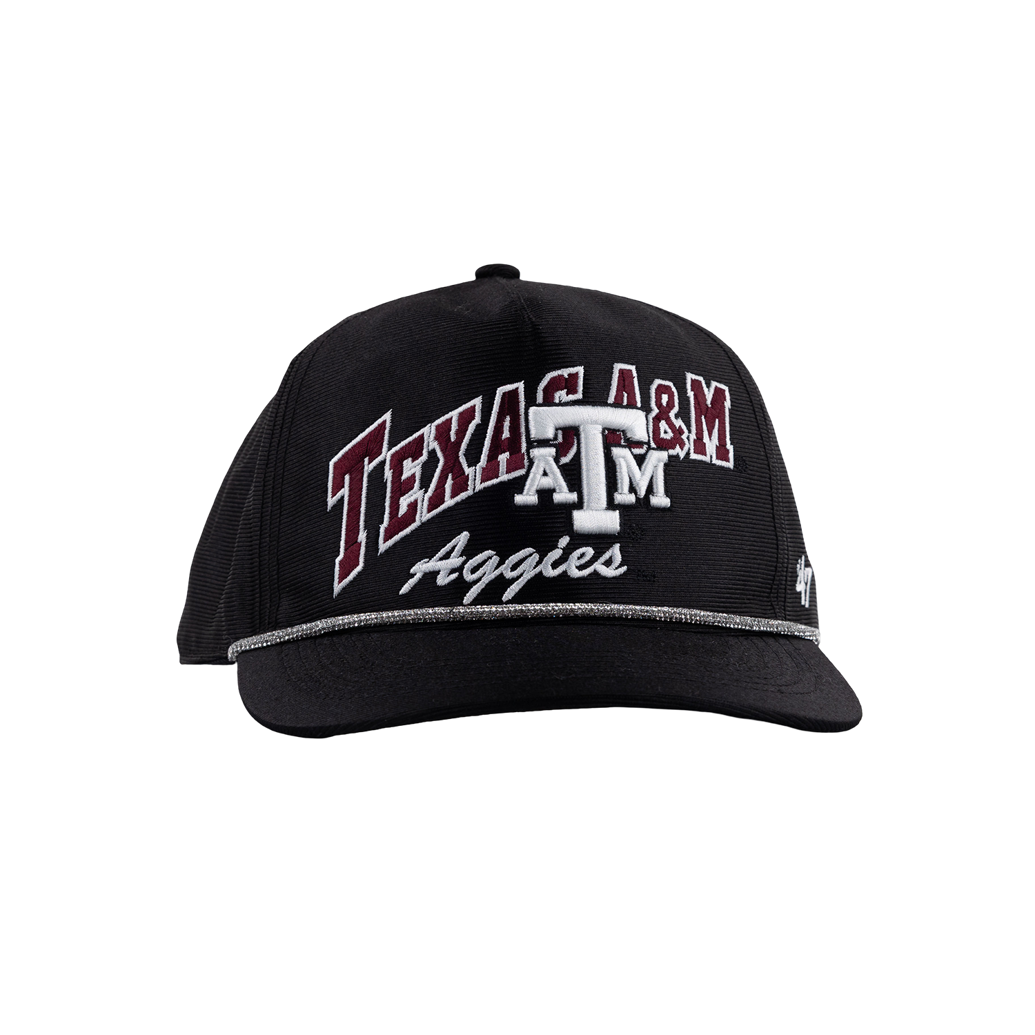 Texas A&M 47 Brand Trendy Glitter Rope Hat - Black