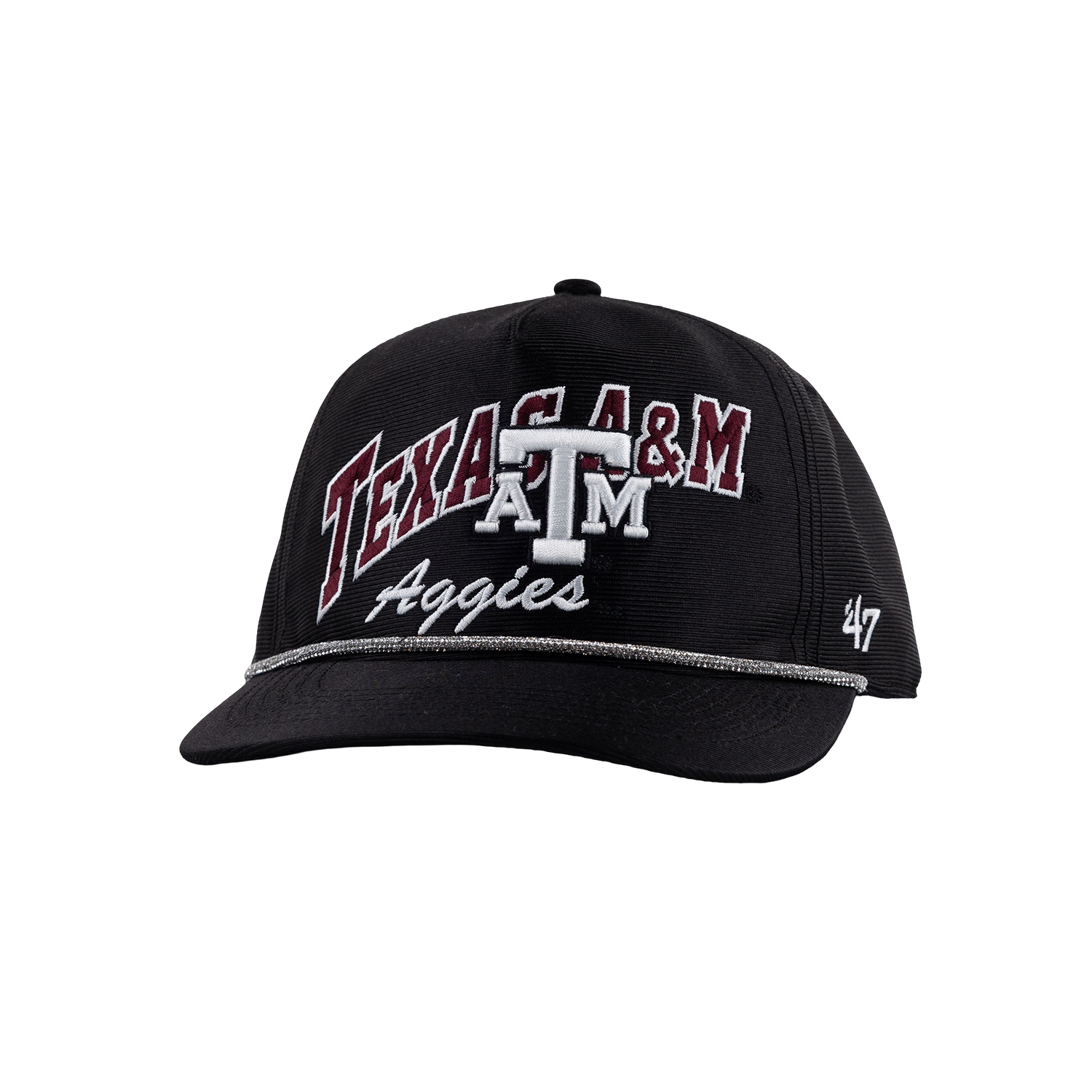 Texas A&M 47 Brand Trendy Glitter Rope Hat - Black