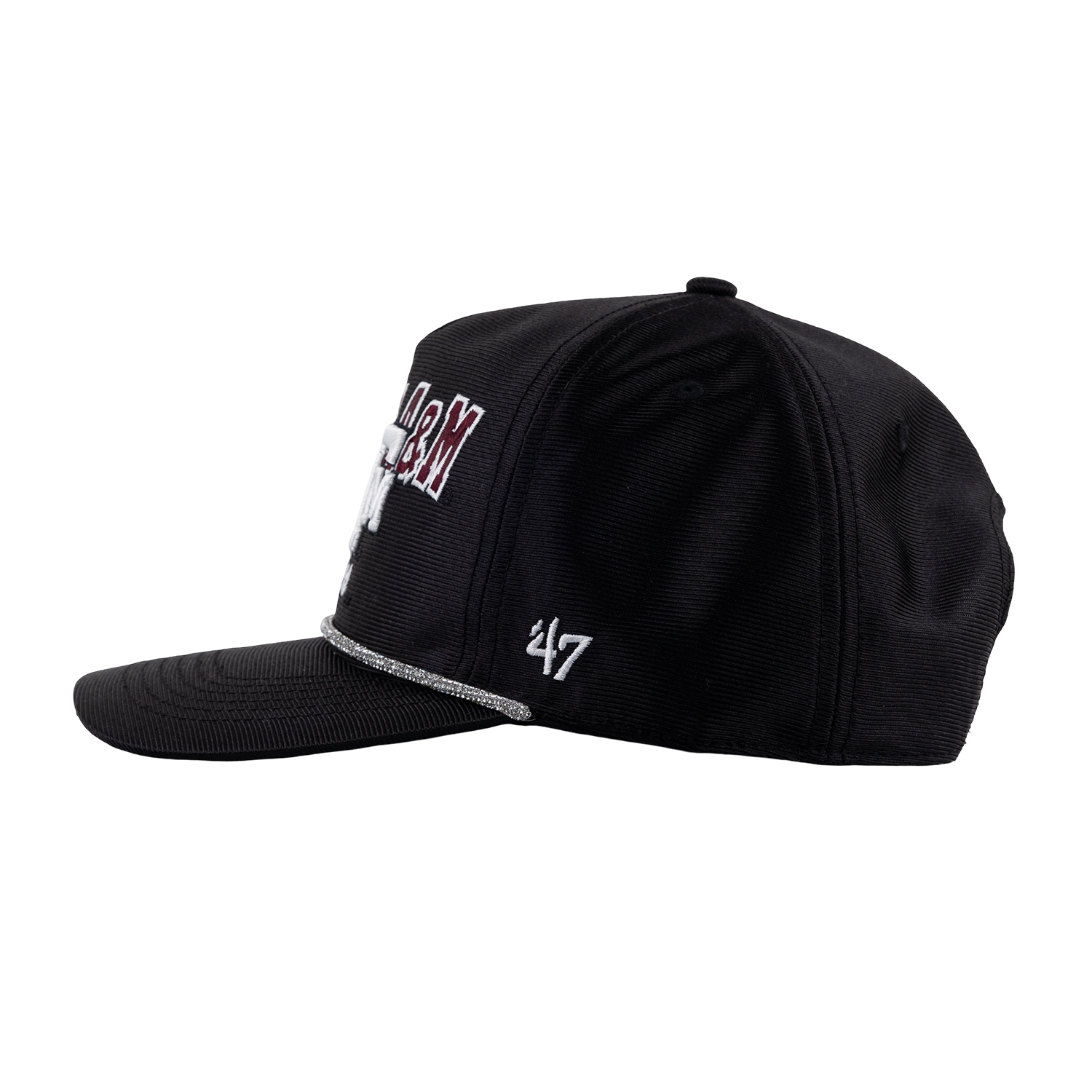 Texas A&M 47 Brand Trendy Glitter Rope Hat - Black