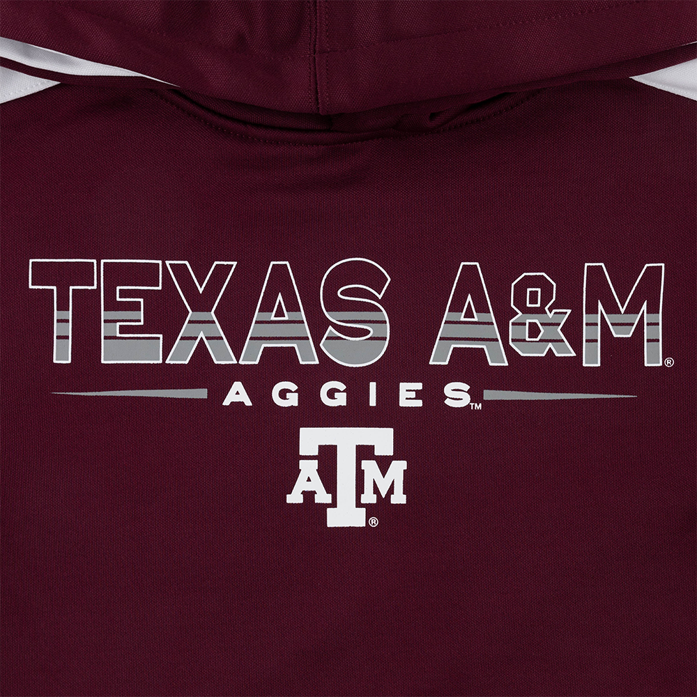Texas A&M Colosseum Youth Bandit Poly Hoodie - Maroon