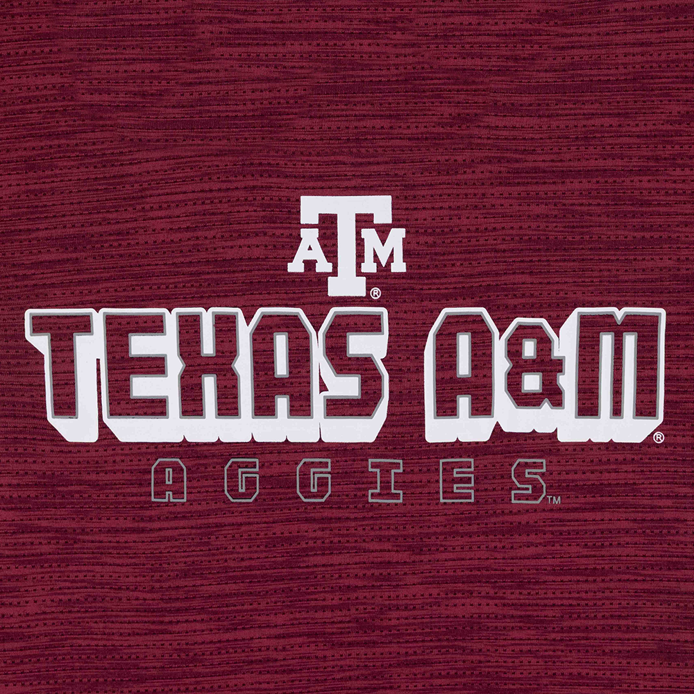 Texas A&M Colosseum Youth Athletic Short Sleeve Tee - Maroon
