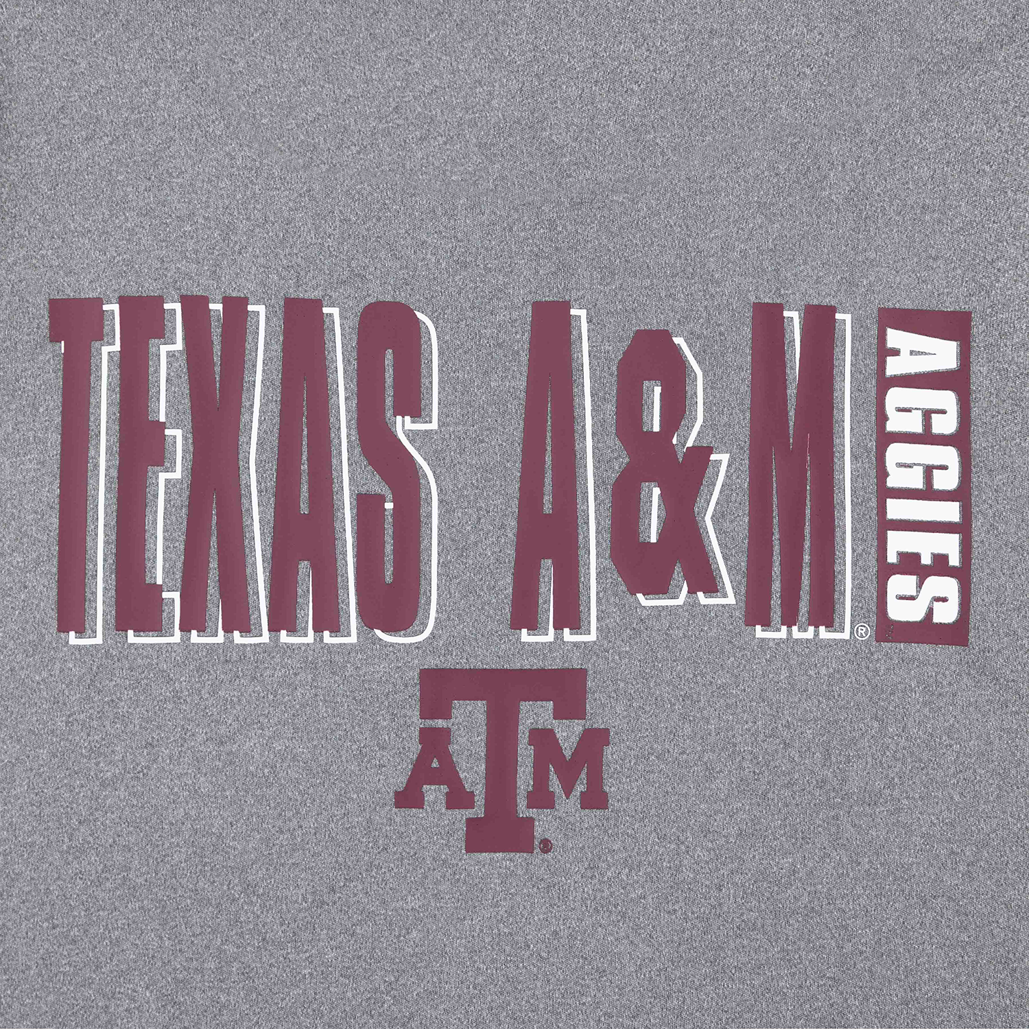 Texas A&M Colosseum Youth Athletic Tee - Gray