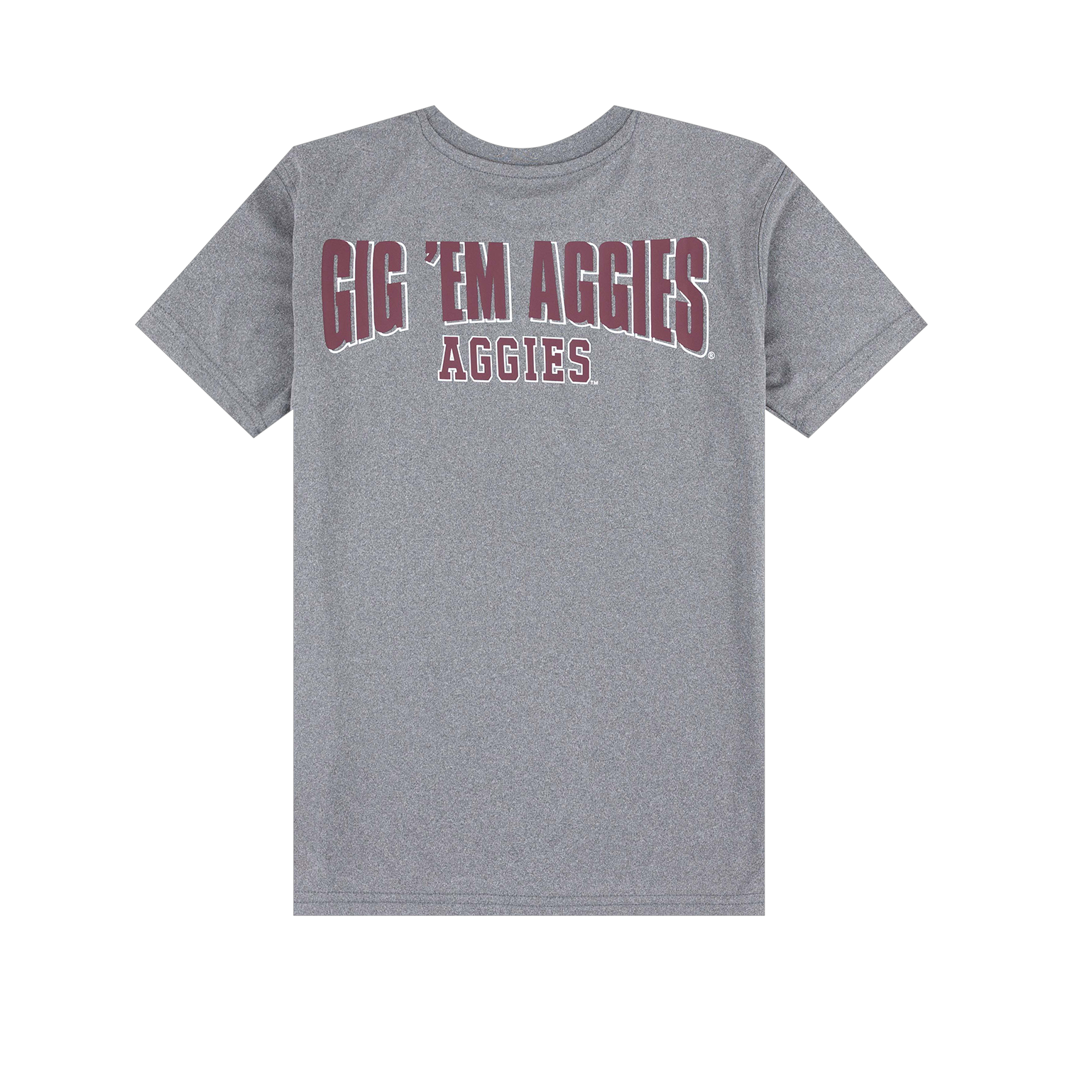 Texas A&M Colosseum Youth Athletic Tee - Gray