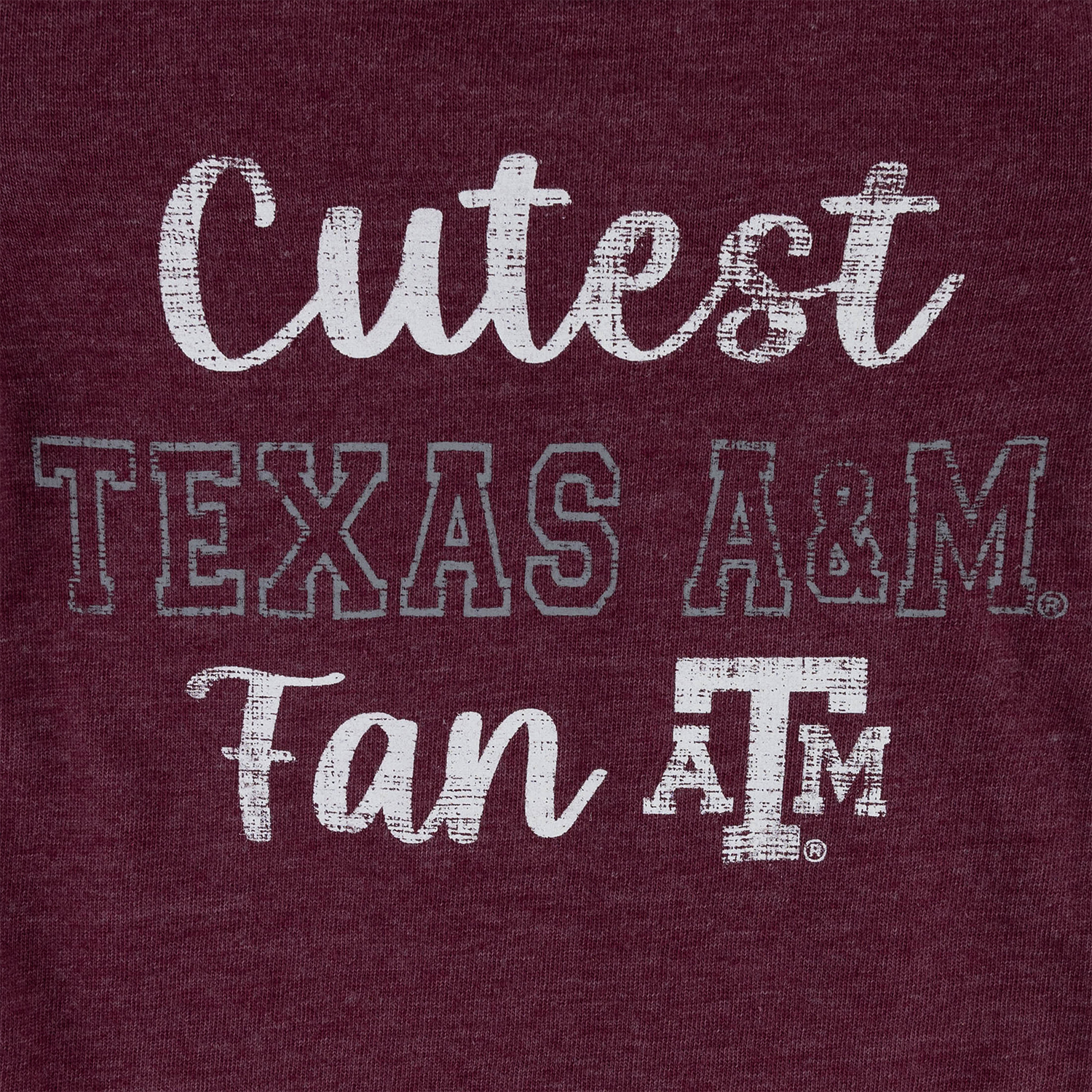 Texas A&M Cutest Fan Infant Bodysuit - Maroon
