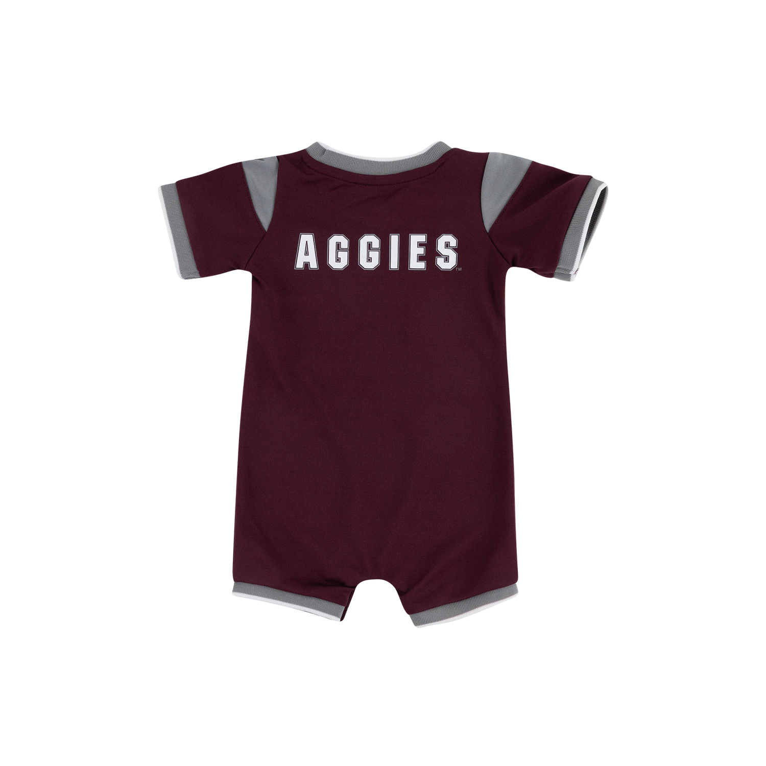 Texas A&M Colosseum Infant All Day Football Romper - Maroon