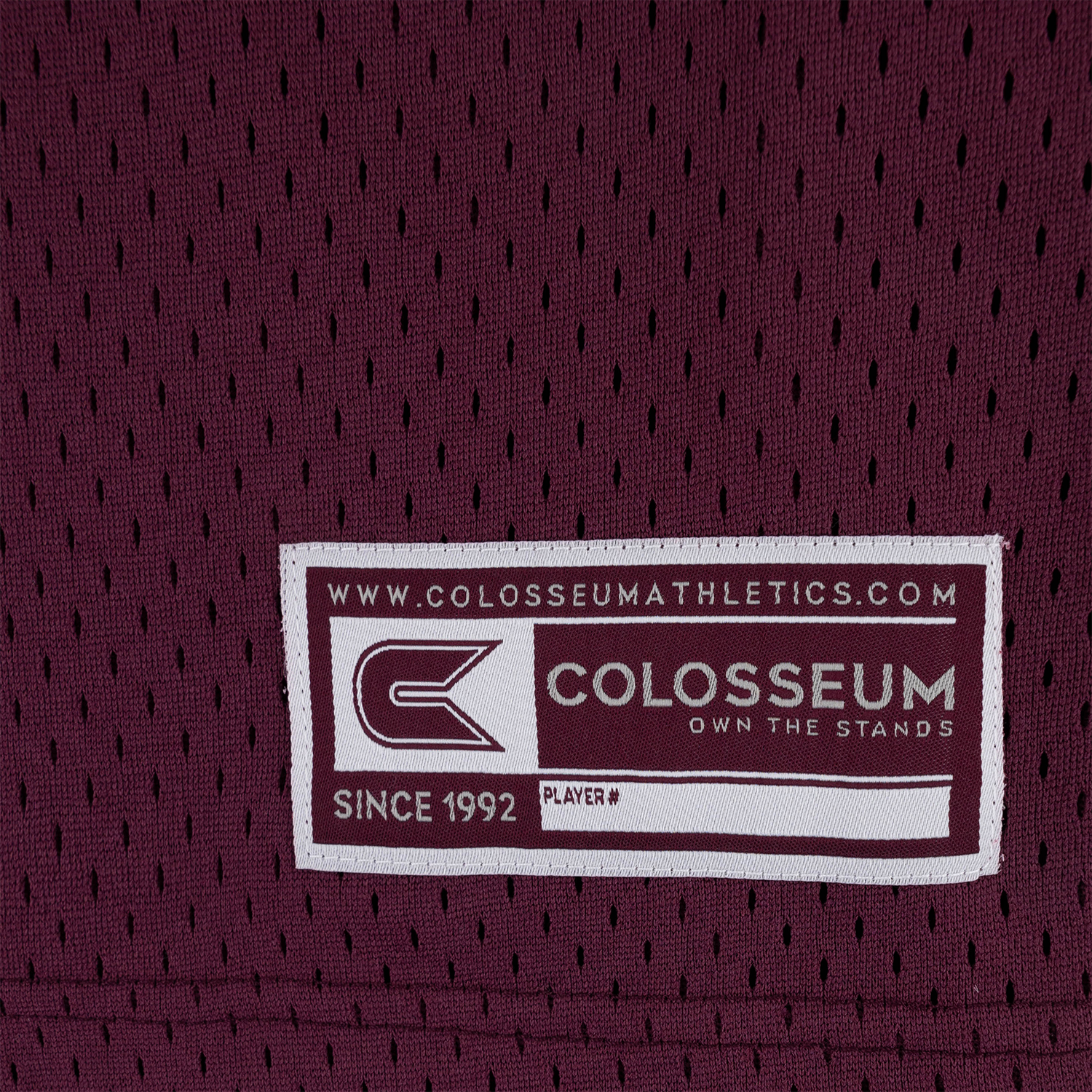 Texas A&M Colosseum Youth All Day Football Jersey - Maroon