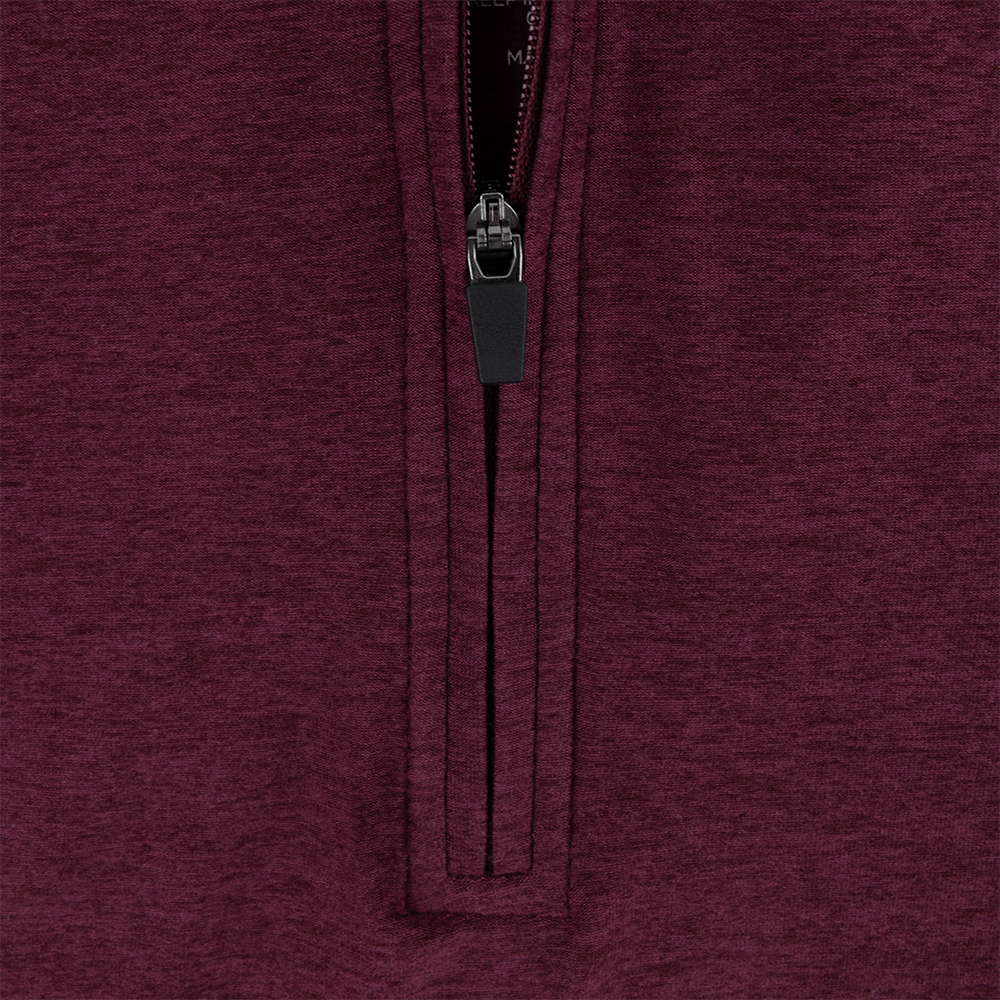 Texas A&M Colosseum Men's Colorblock 1/4 Zip Pullover - Maroon