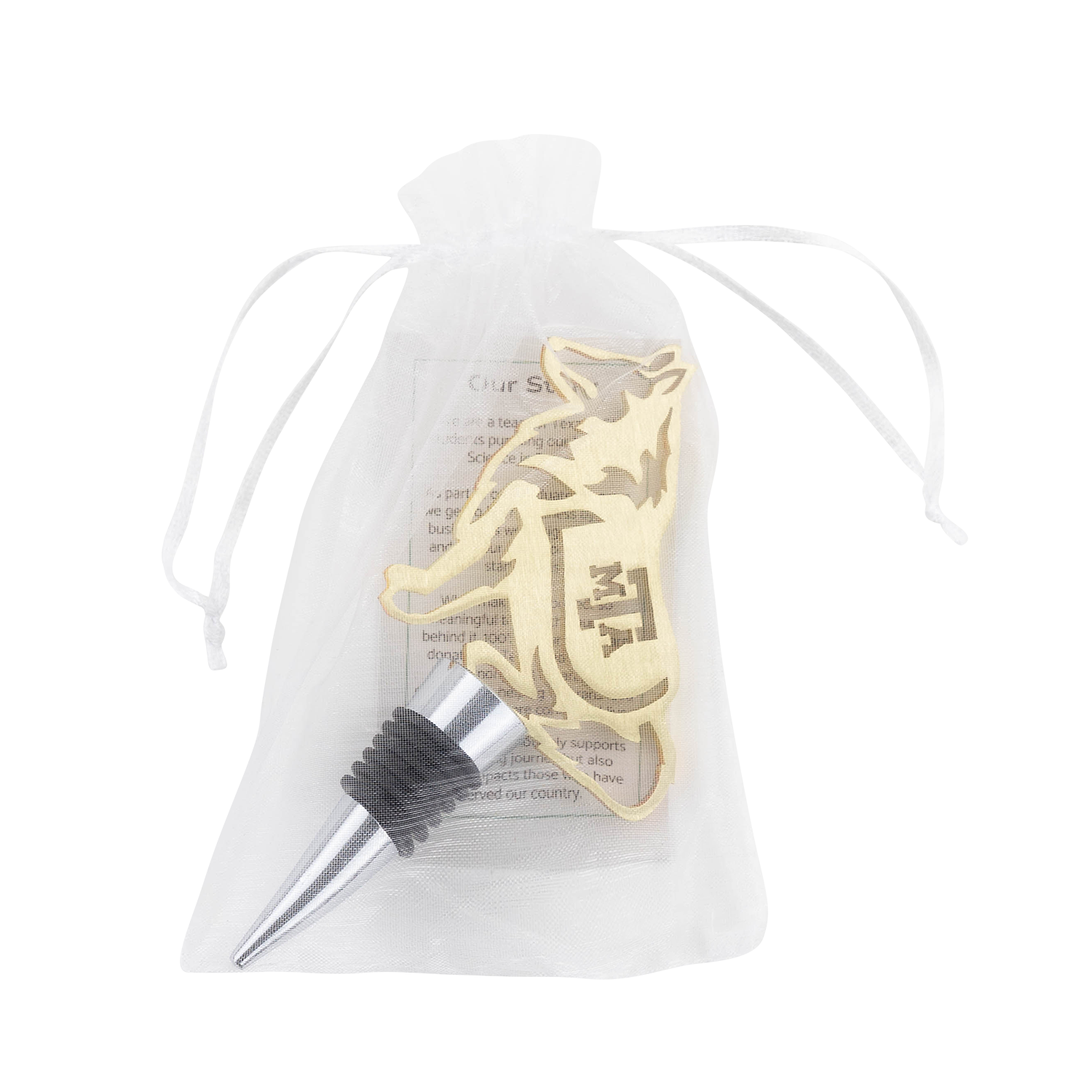 Texas A&M Reveille Wine Stopper