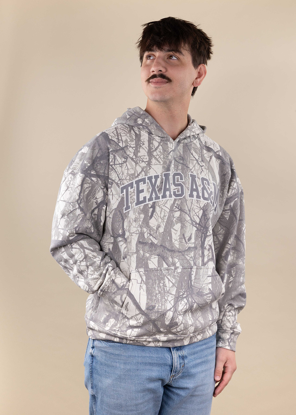 Texas A&M Collegiate Outfitters Arch Camo Tonal Hoodie