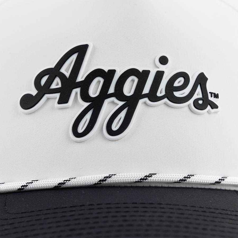 Script Aggies Branded Bills White Cap