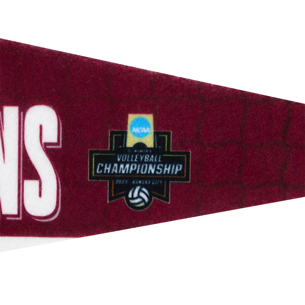 2025 Texas A&M Volleyball National Champs Pennant