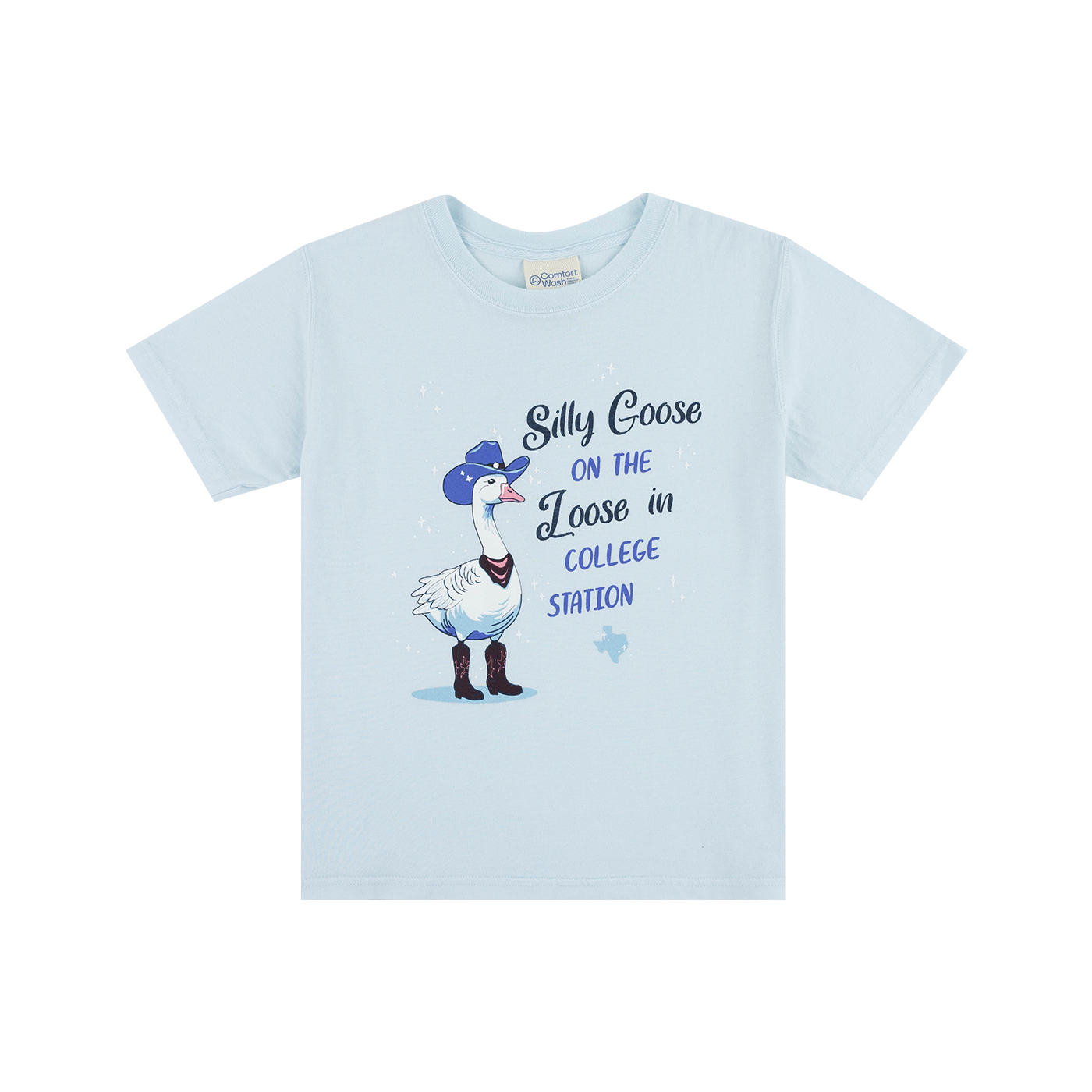 Silly Goose Baby Blue Youth T-Shirt