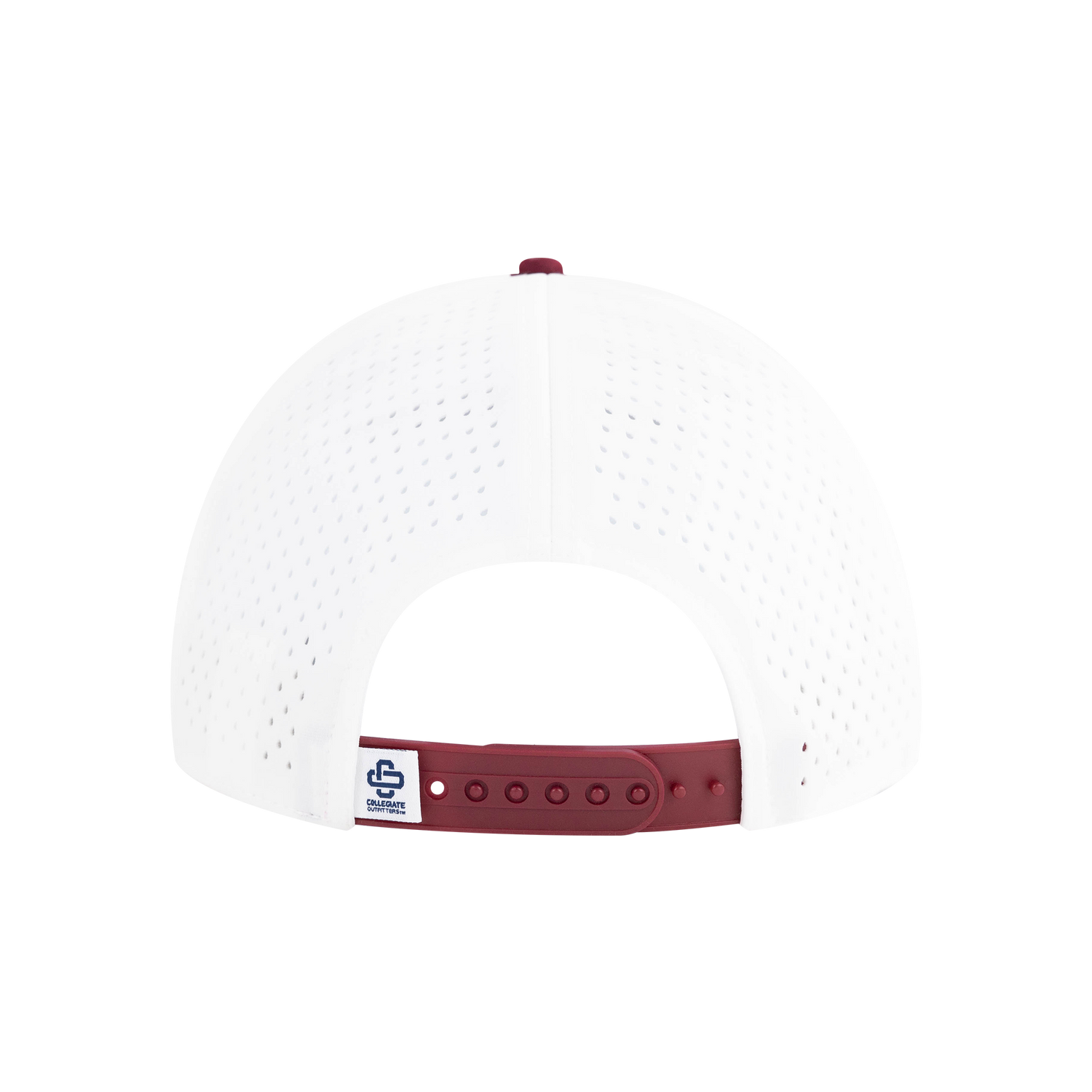 Aggies Square Patch Rope Mesh Cap - White