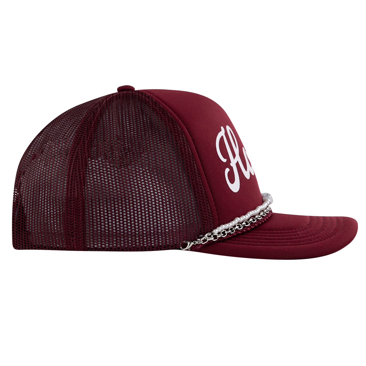 Howdy Collegiate Outfitters Beaded Foam Trucker Hat - Maroon