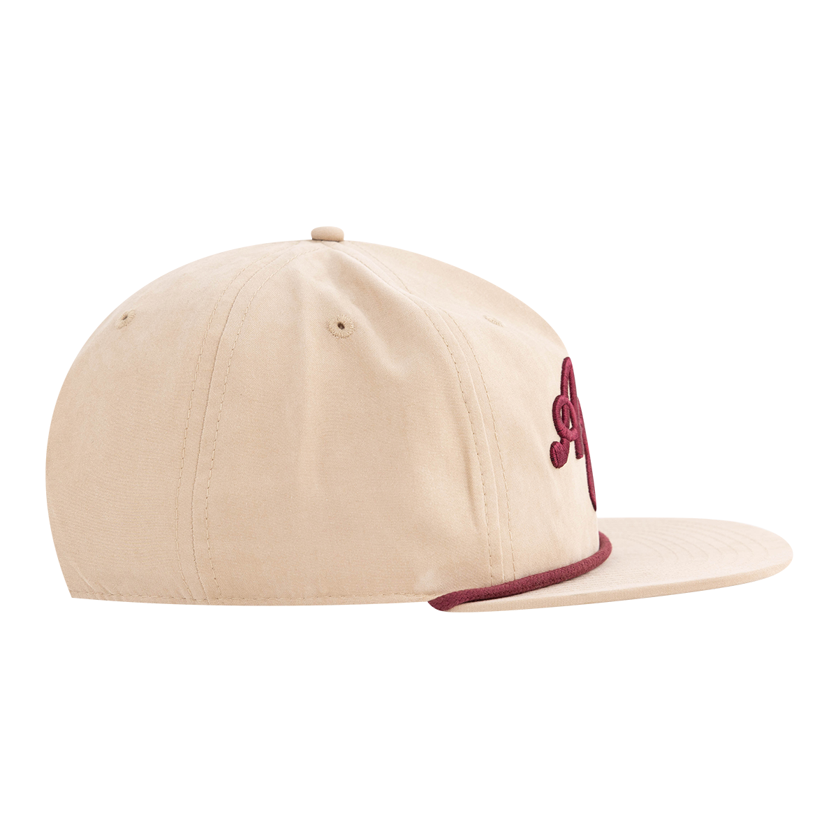 Script Aggies Collegiate Outfitters Rope Cap - Tan