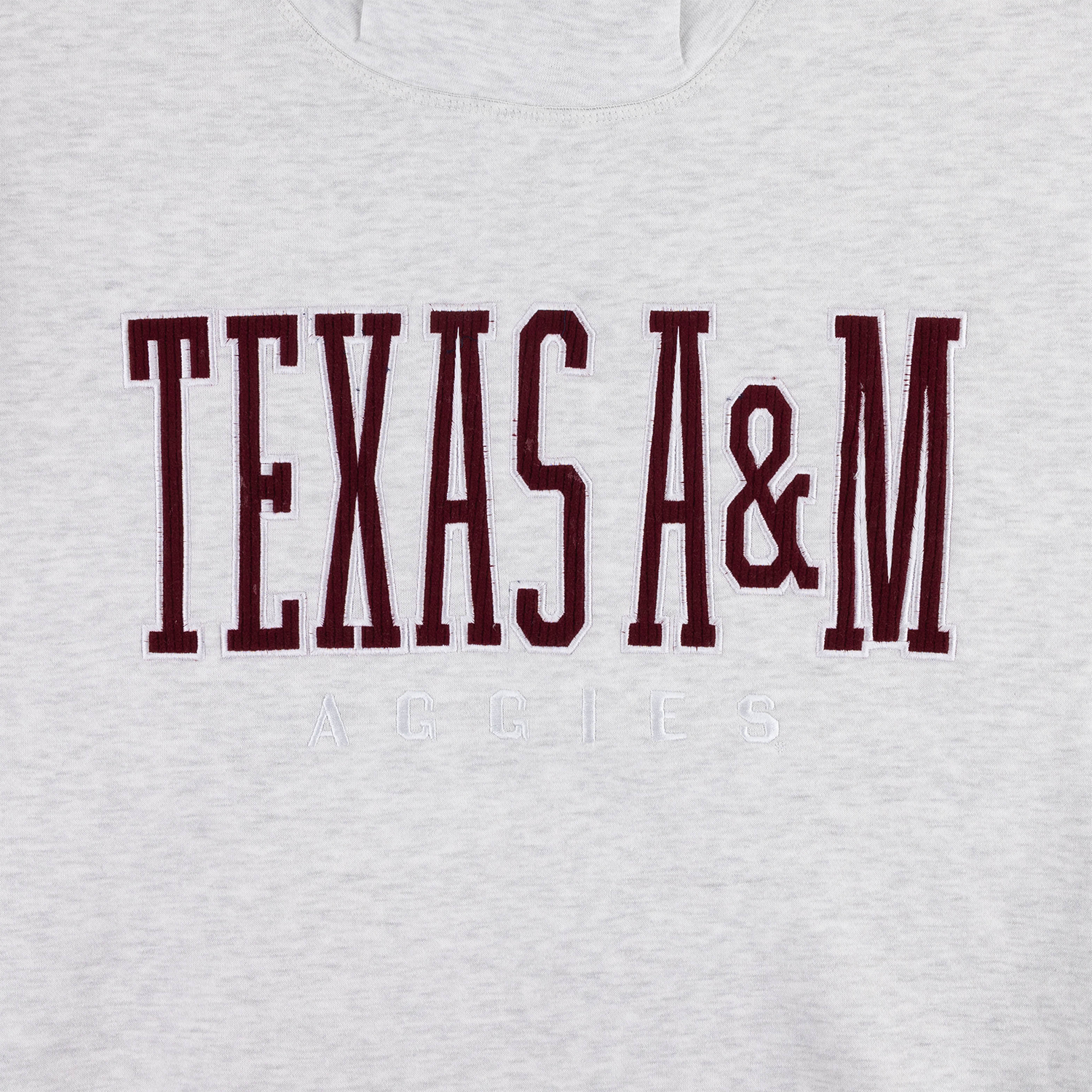 Texas A&M Aggies Pressbox Mock Neck Sweatshirt - Gray