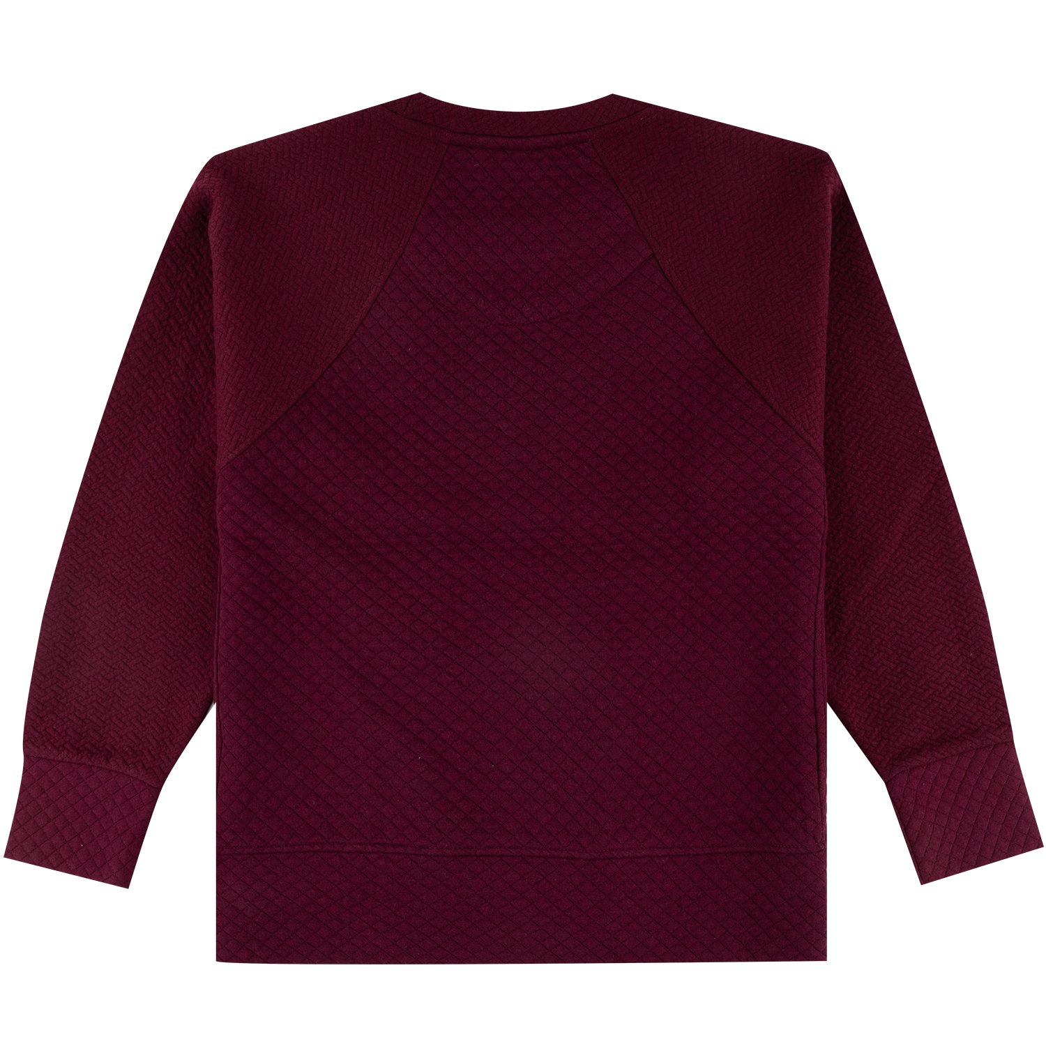Texas A&M Aggies Pressbox Quilted Crewneck - Maroon