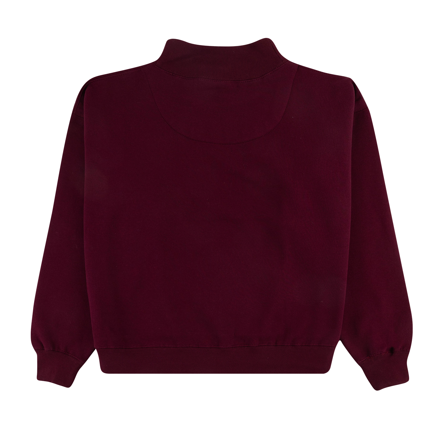 Texas A&M Pressbox Mock Neck Sweatshirt - Maroon