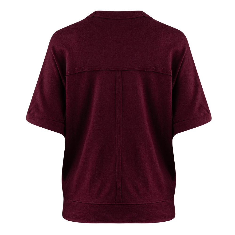 Texas A&M Pressbox Cap Sleeve Top - Maroon