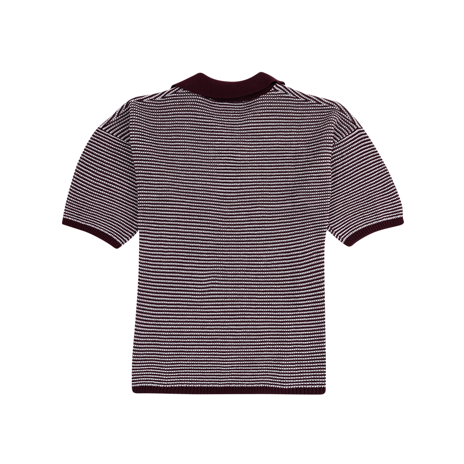 Collegiate Outfitters Striped Cozy Set - Maroon