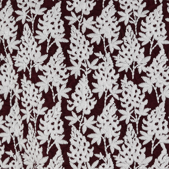 Collegiate Outfitters V-Neck Blouse with Embroidered Bluebonnets - Maroon